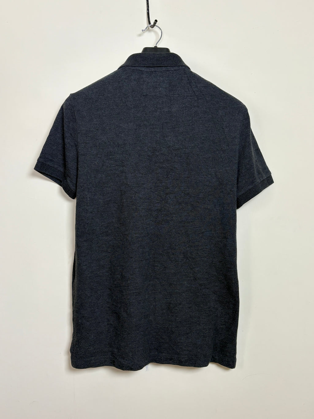 Express Men's Signature Lion Logo Pique Polo - Charcoal Heather