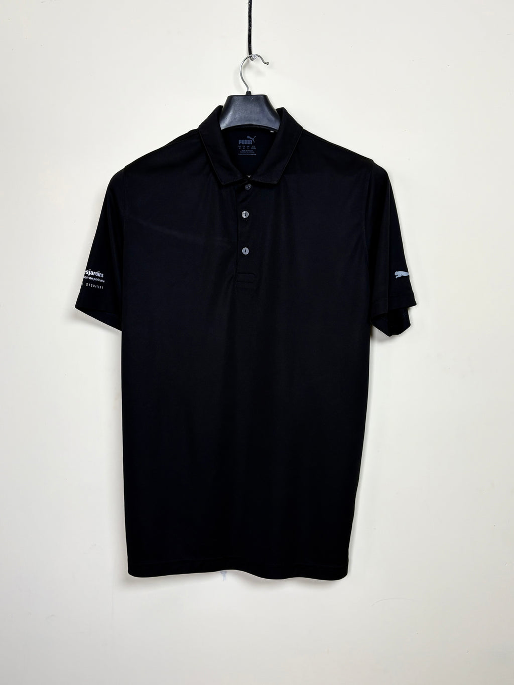 PUMA Essentials Men's Small Logo Pique Polo - Black