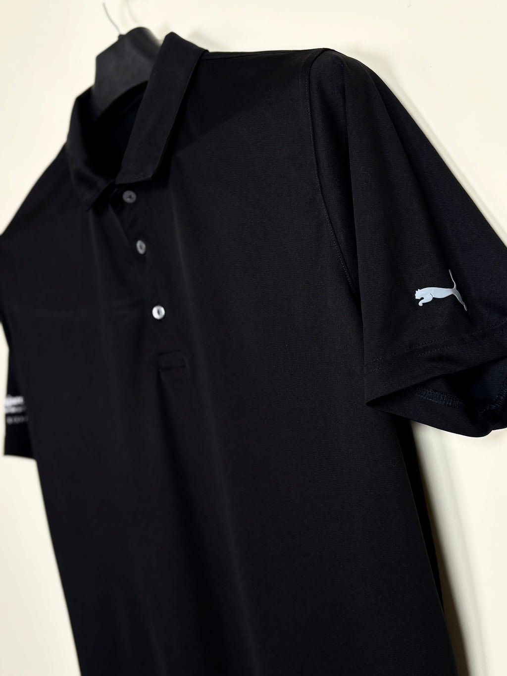 PUMA Essentials Men's Small Logo Pique Polo - Black