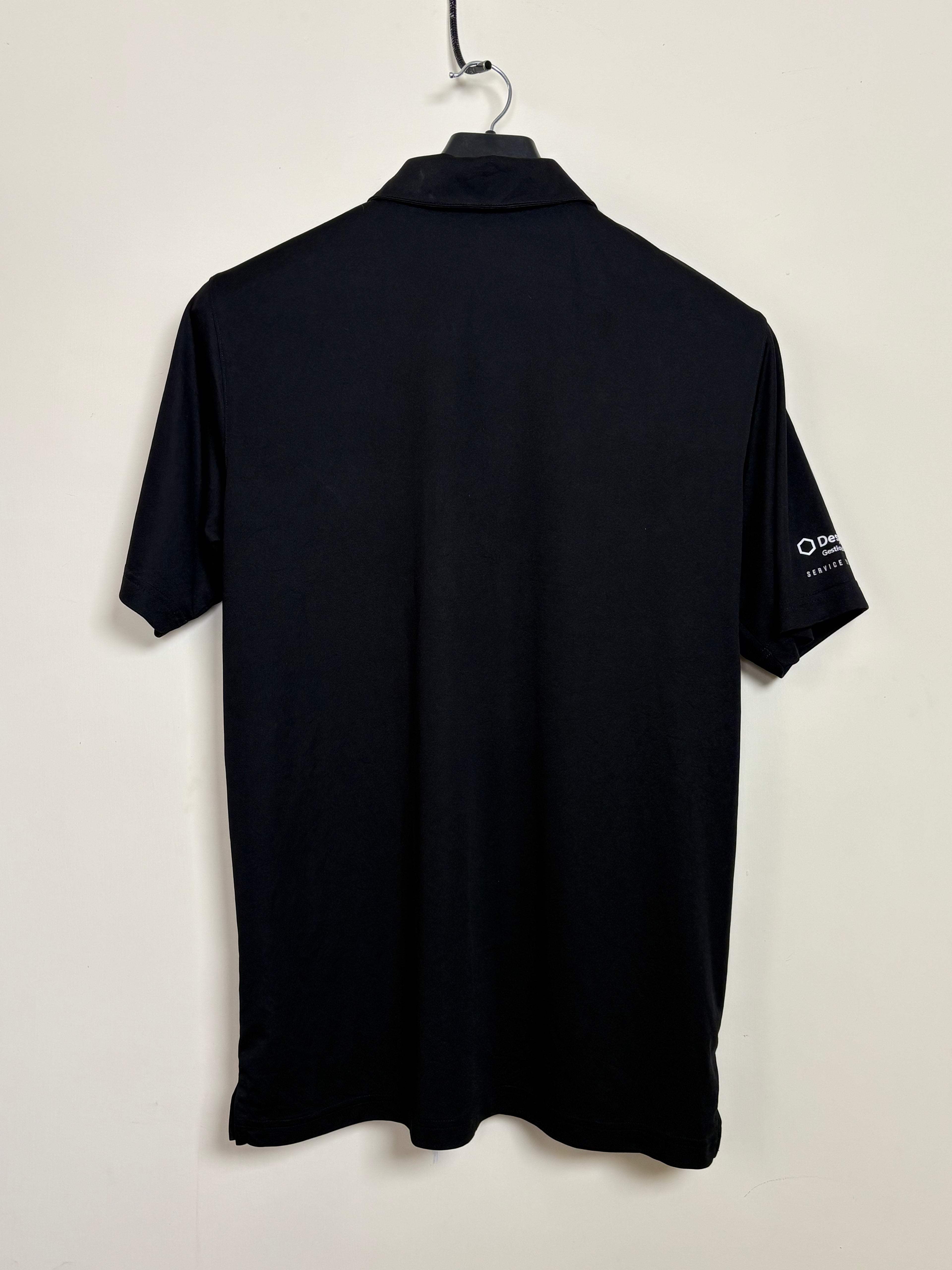 PUMA Essentials Men's Small Logo Pique Polo - Black