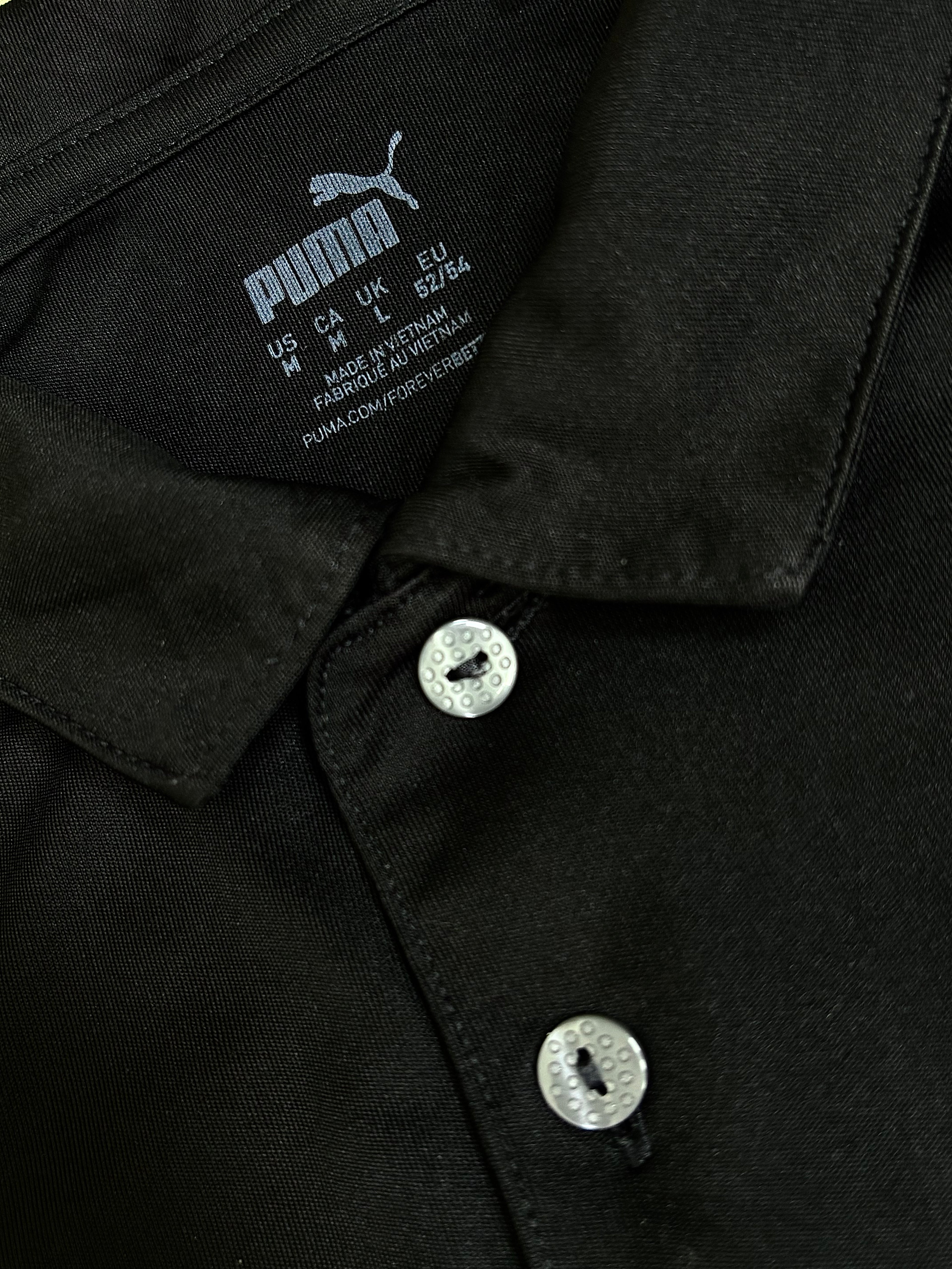 PUMA Essentials Men's Small Logo Pique Polo - Black