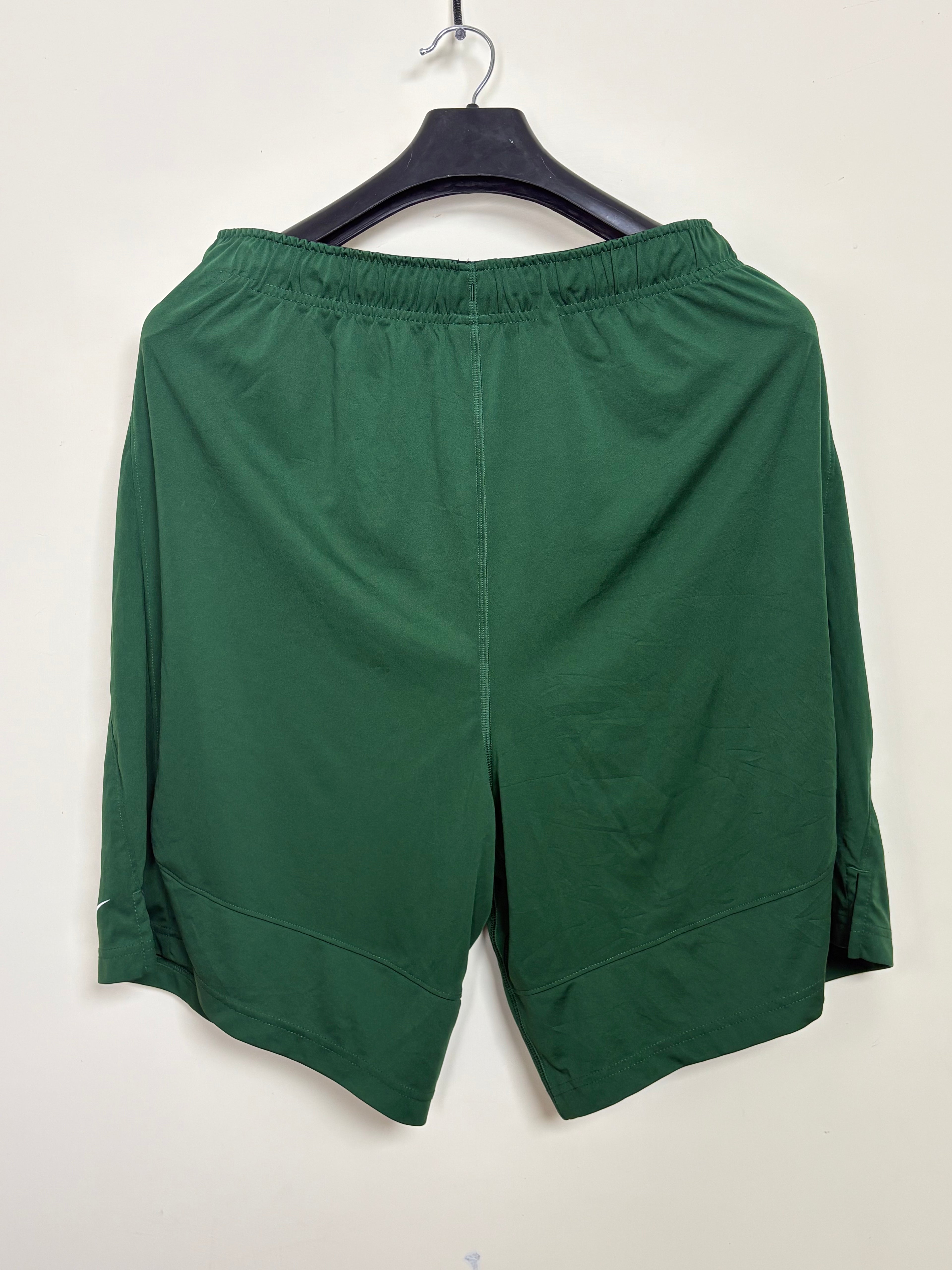 Nike Performance Athletic Training Shorts - Forest Green with "TUB SHORTS" Graphic