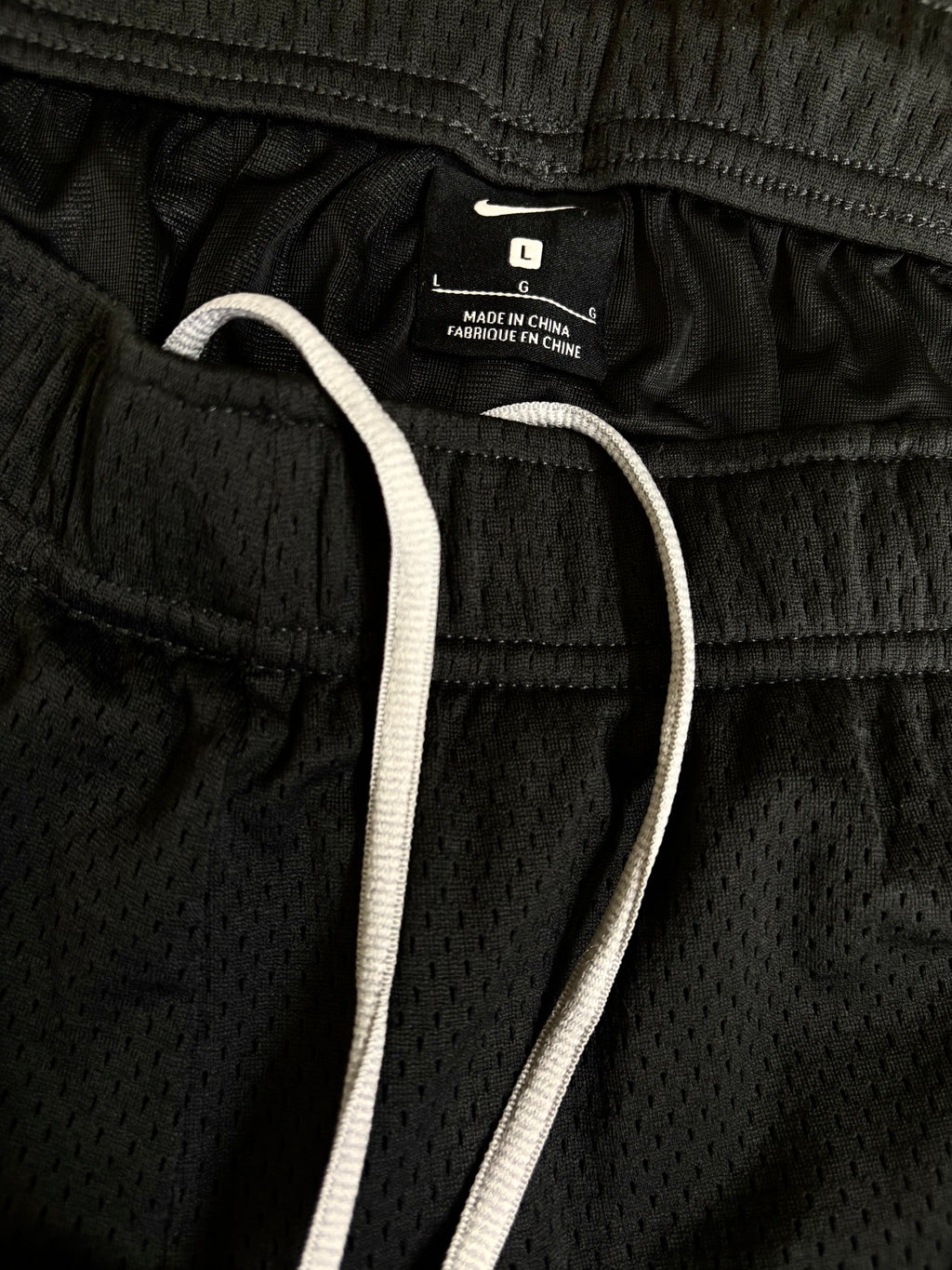 Nike Mesh Paneled Basketball Shorts (Black/Gray)