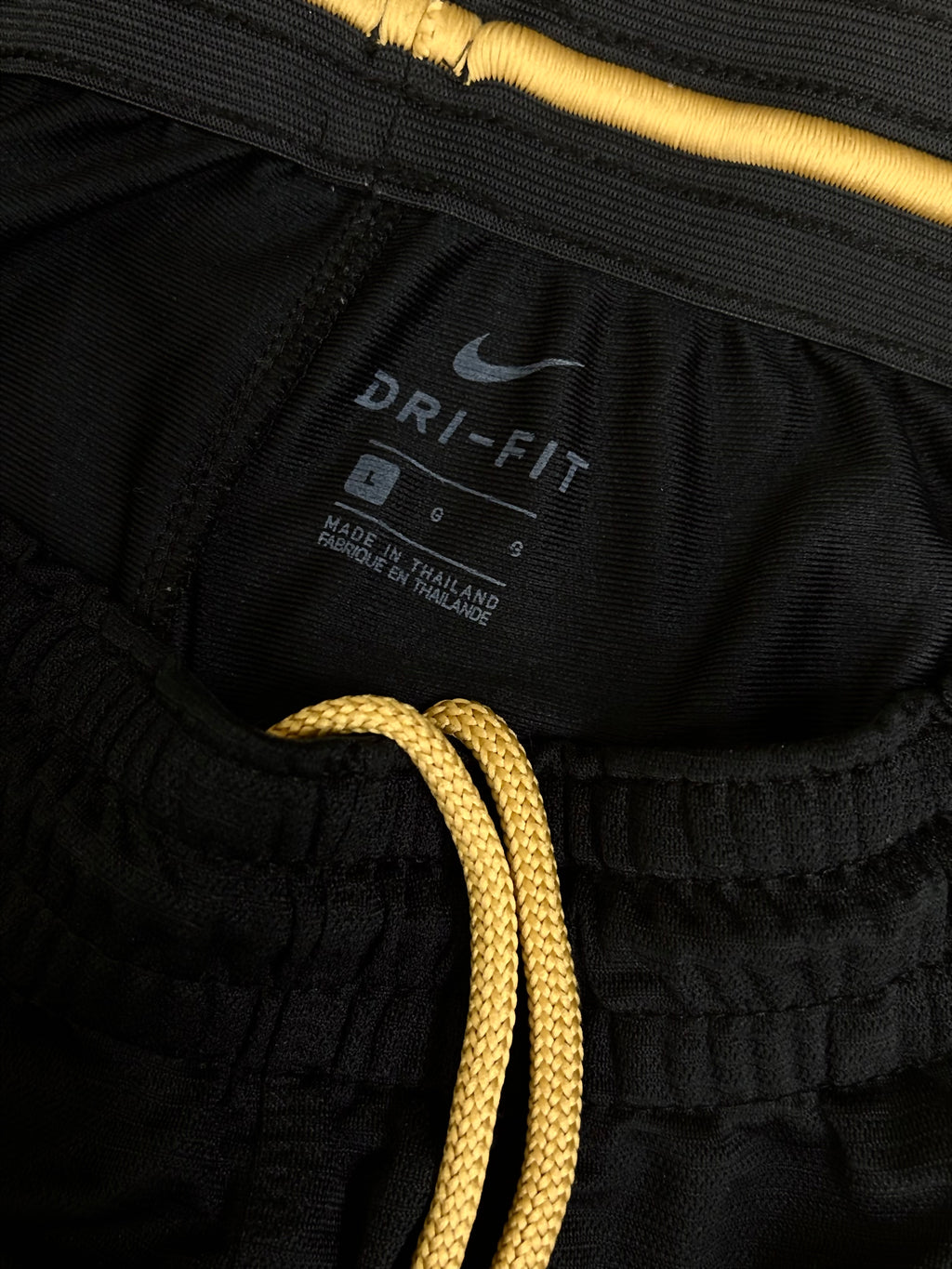 Nike Big Swoosh Training Shorts (Black/Gold)