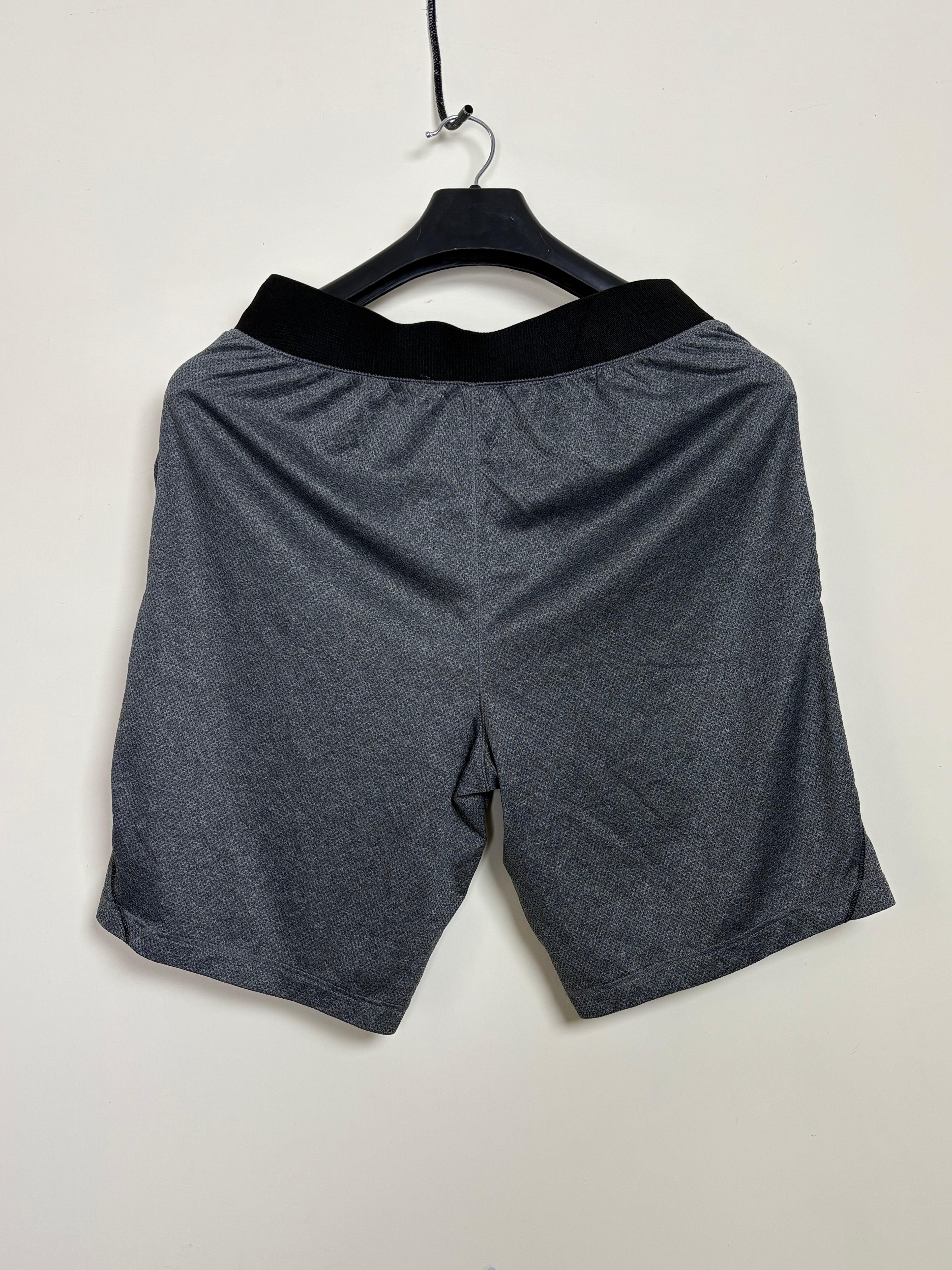 Athletic Works Men's Heathered Performance Shorts - Charcoal Gray with Contrast Stitching