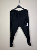 Nike Dri-FIT Men's Tapered Training Pants - Black with Reflective Swoosh & Mesh Ventilation
