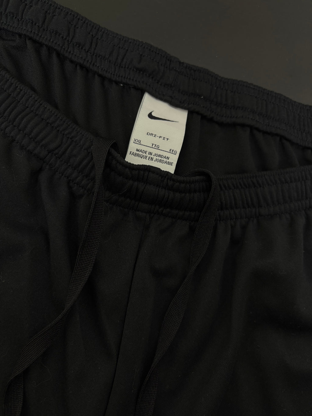 Nike Dri-FIT Men's Tapered Training Pants - Black with Reflective Swoosh & Mesh Ventilation