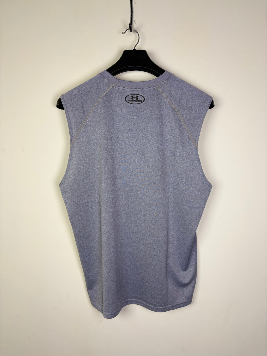 Under Armour Men's HeatGear Tech Sleeveless Training Shirt - Heather Gray