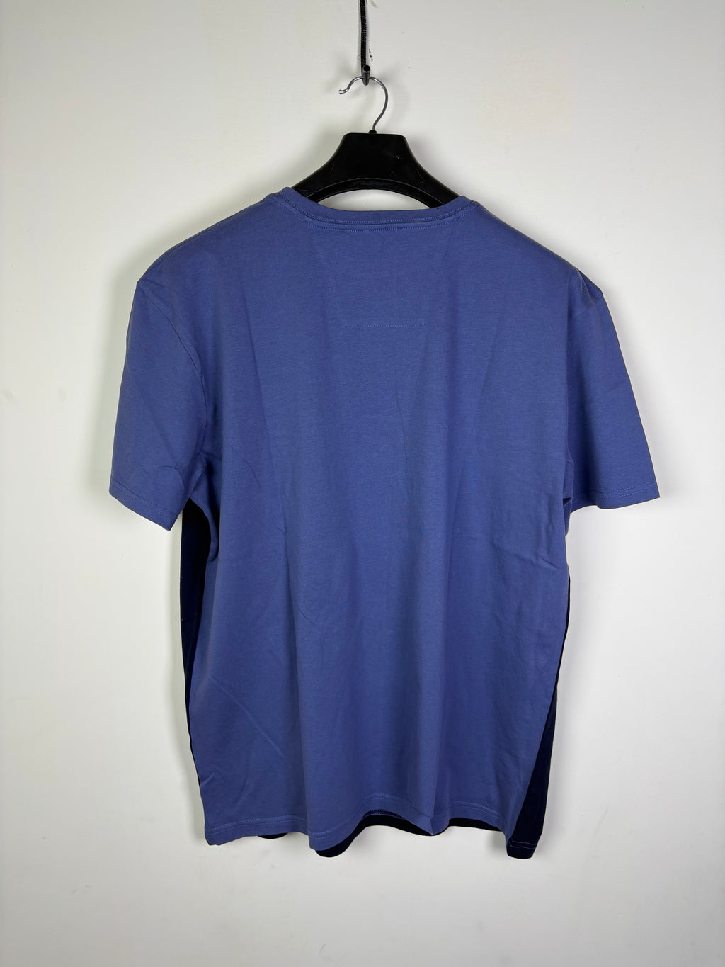 Nautica Men's Colorblock Cotton Pocket T-Shirt - Sky Blue & Navy