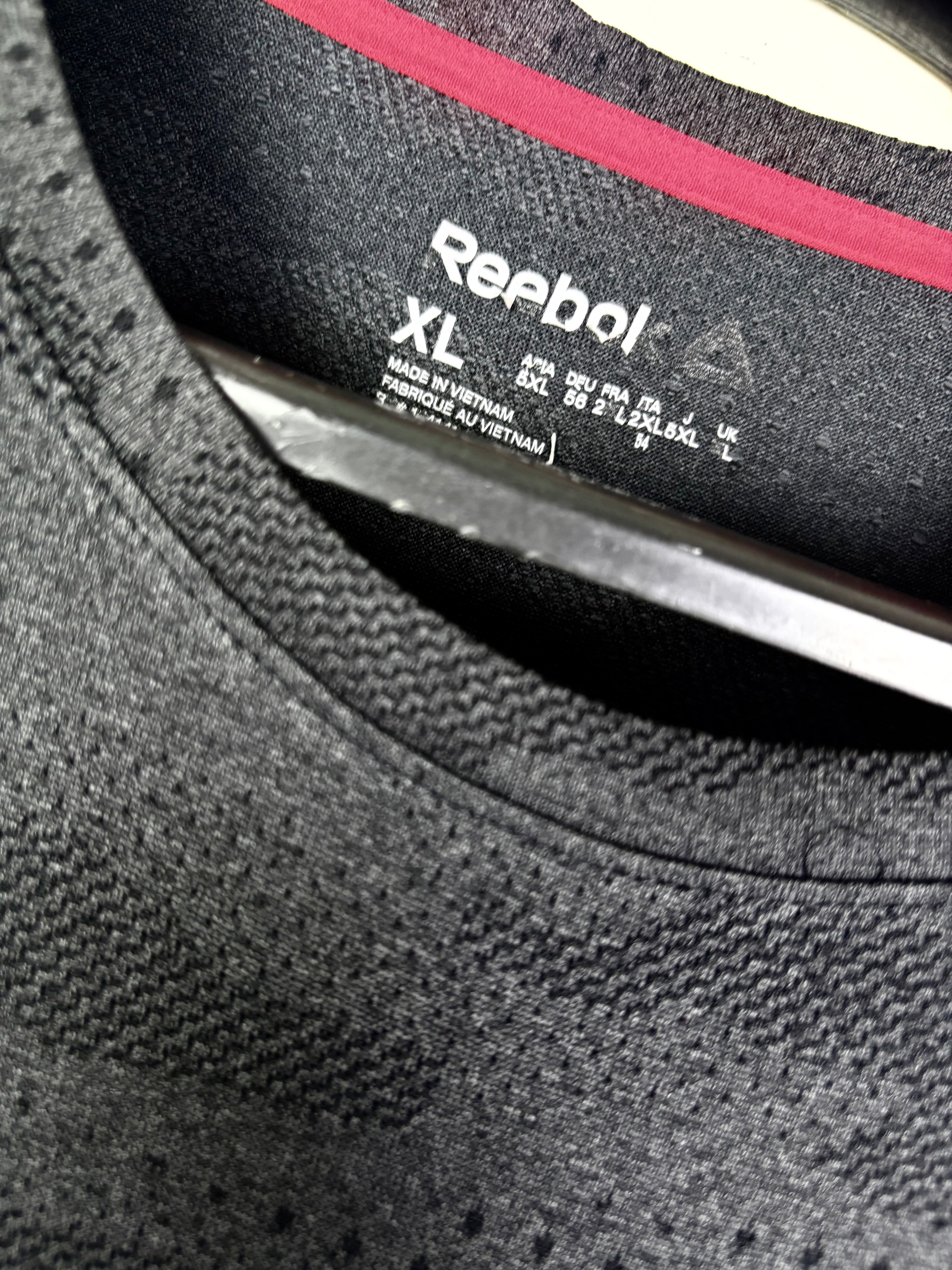 Reebok Men's Speedwick Training Shirt - Gray & Black Camouflage