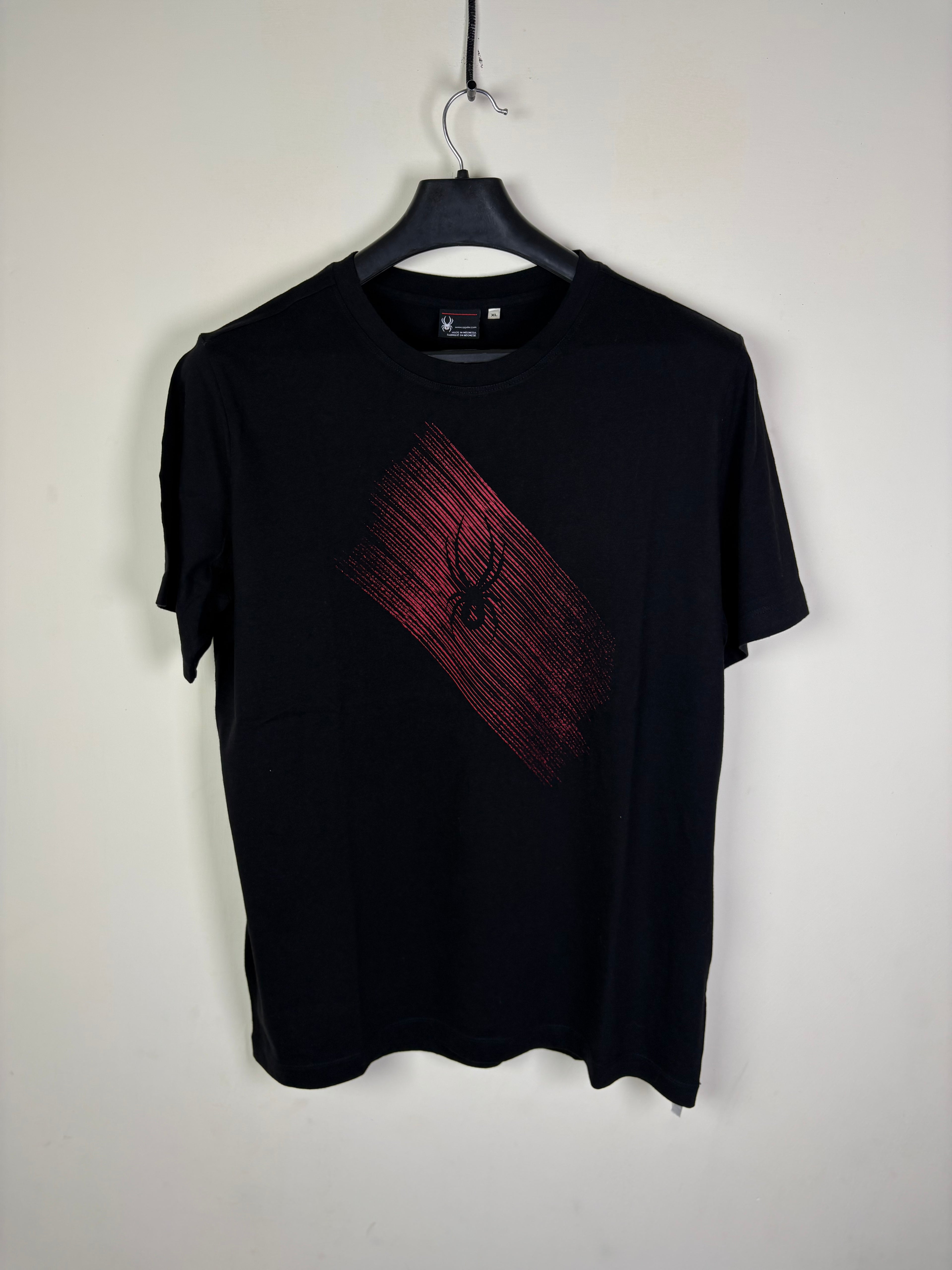 Spyder Men's Constant Graphic Performance Training T-Shirt - Black - XL