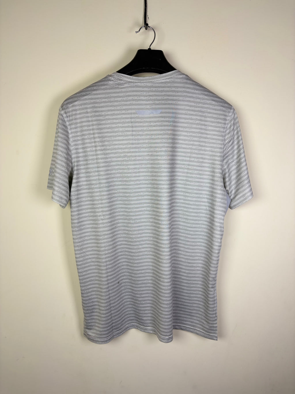 C9 Champion Men's Duo Dry Performance Striped Training T-Shirt - Grey/White