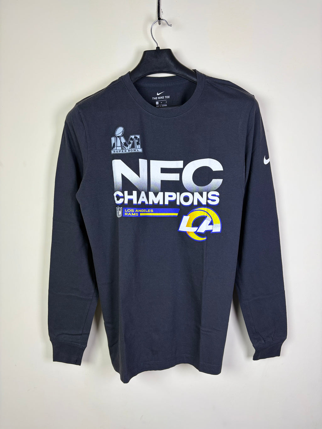 Nike Men's NFC Champions Los Angeles Rams Super Bowl LVI Long Sleeve T-Shirt
