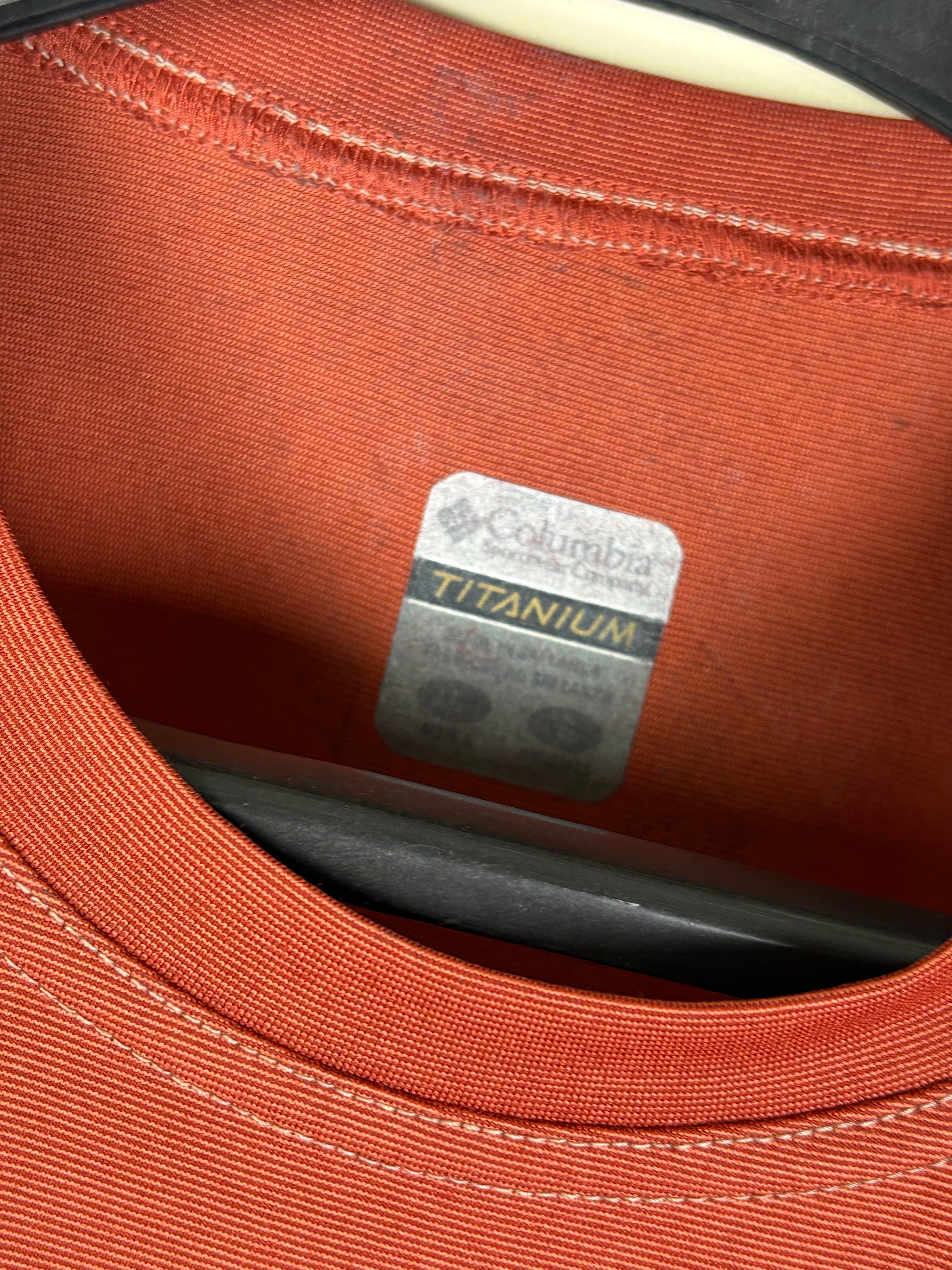 Columbia Titanium Men's Omni-Wick Performance Short Sleeve T-Shirt - Rust Orange