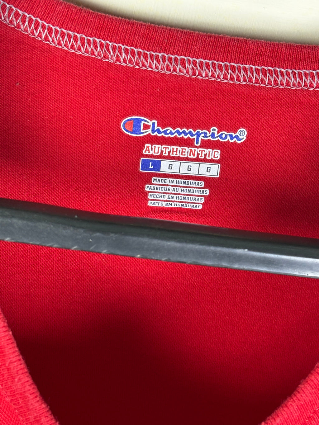 Champion Authentic Men's Crimson Red Sleeveless Muscle Tee