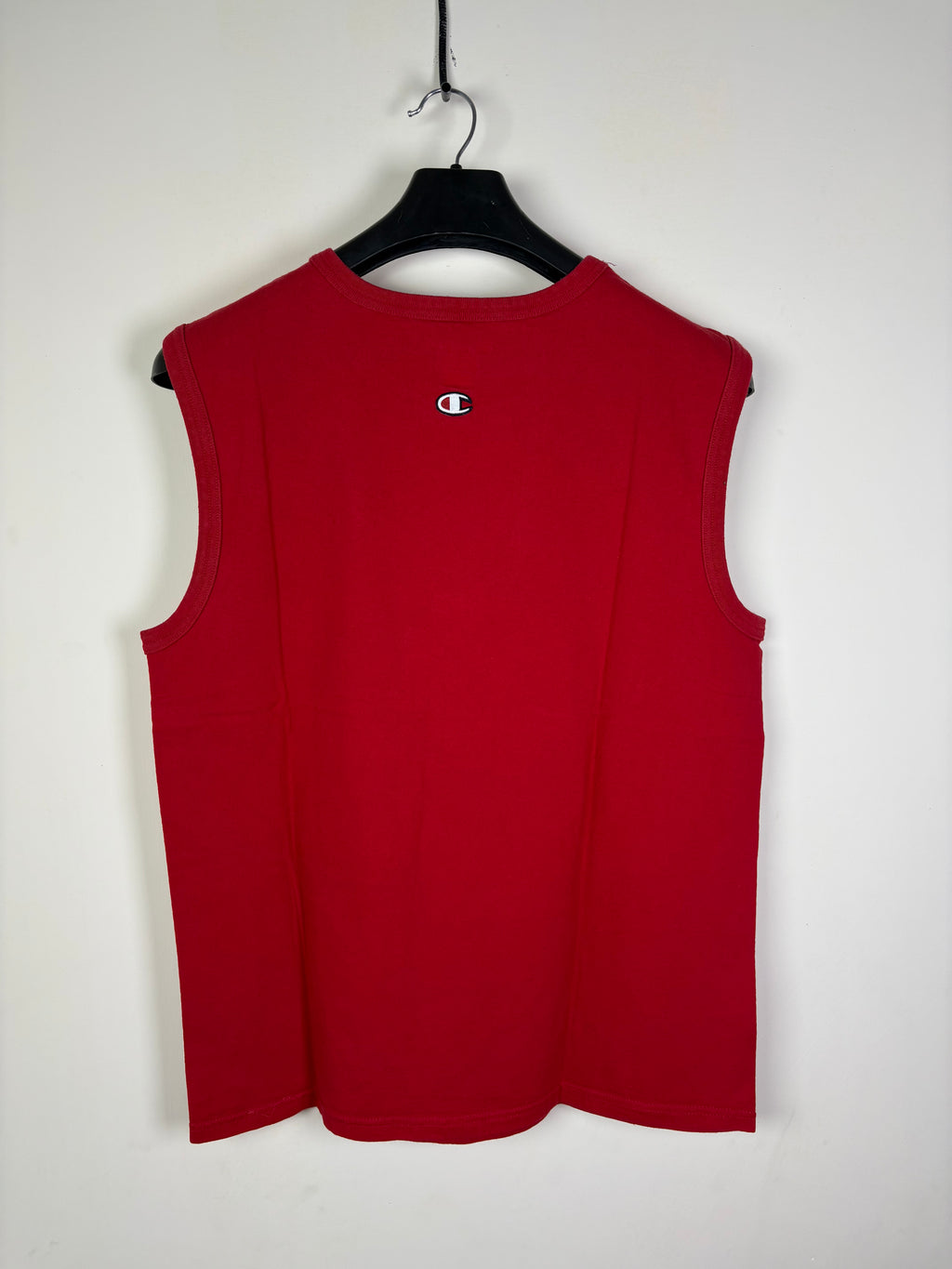 Champion Authentic Men's Crimson Red Sleeveless Muscle Tee