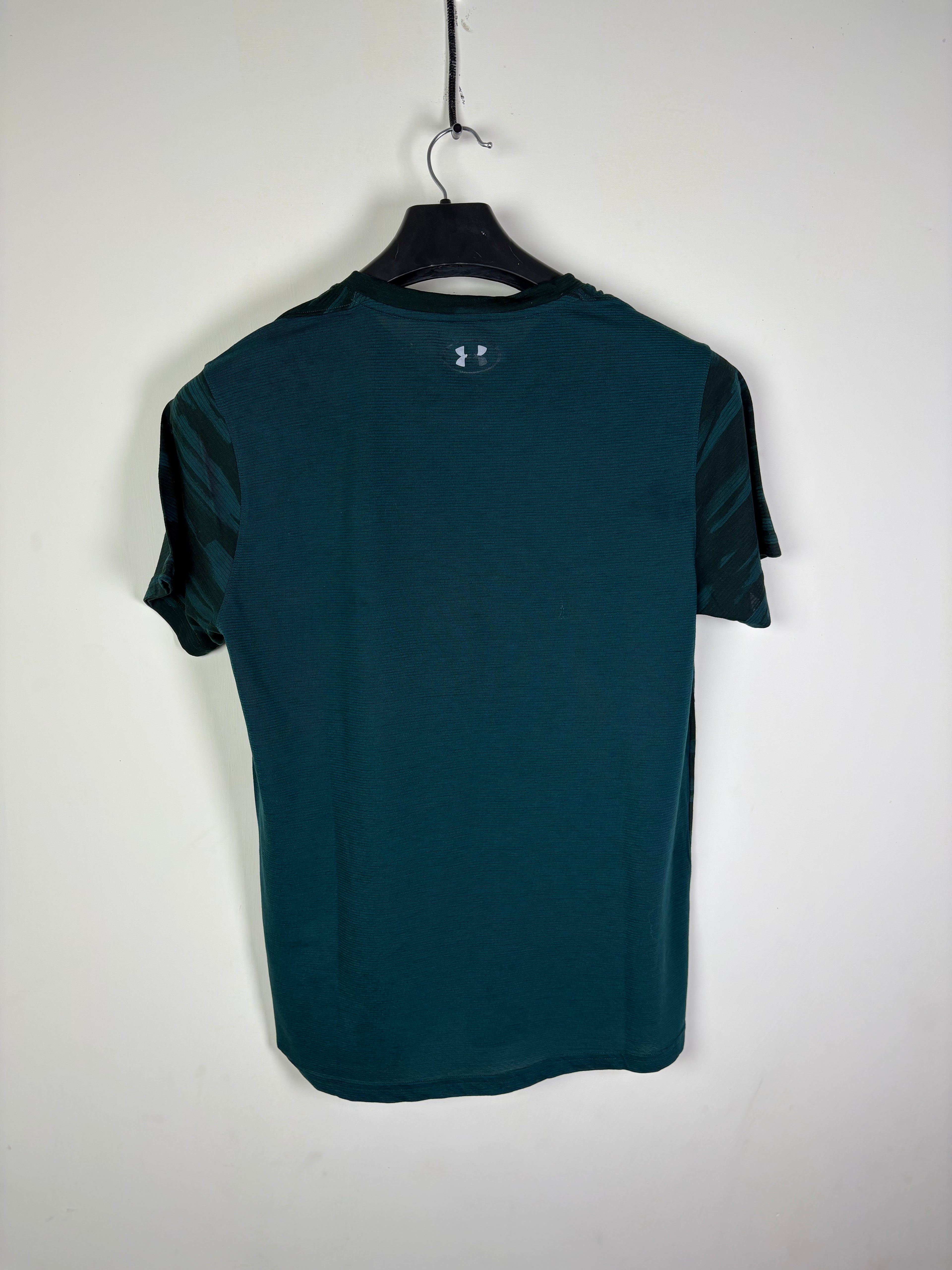 Under Armour Men's UA Run HeatGear Performance T-Shirt - Forest Green Camo