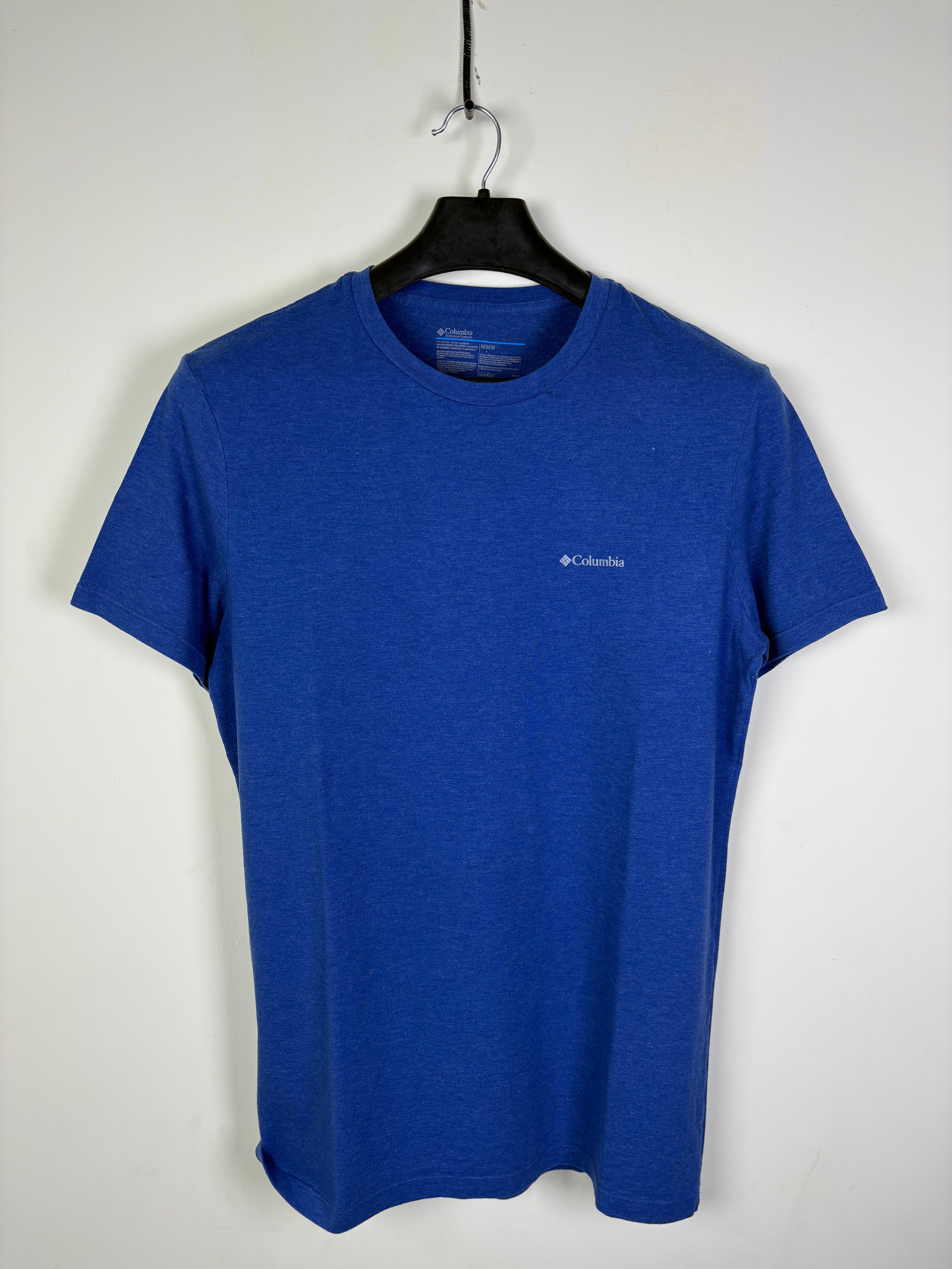 Columbia Men's Omni-Wick Heather Navy Performance T-Shirt - Blue
