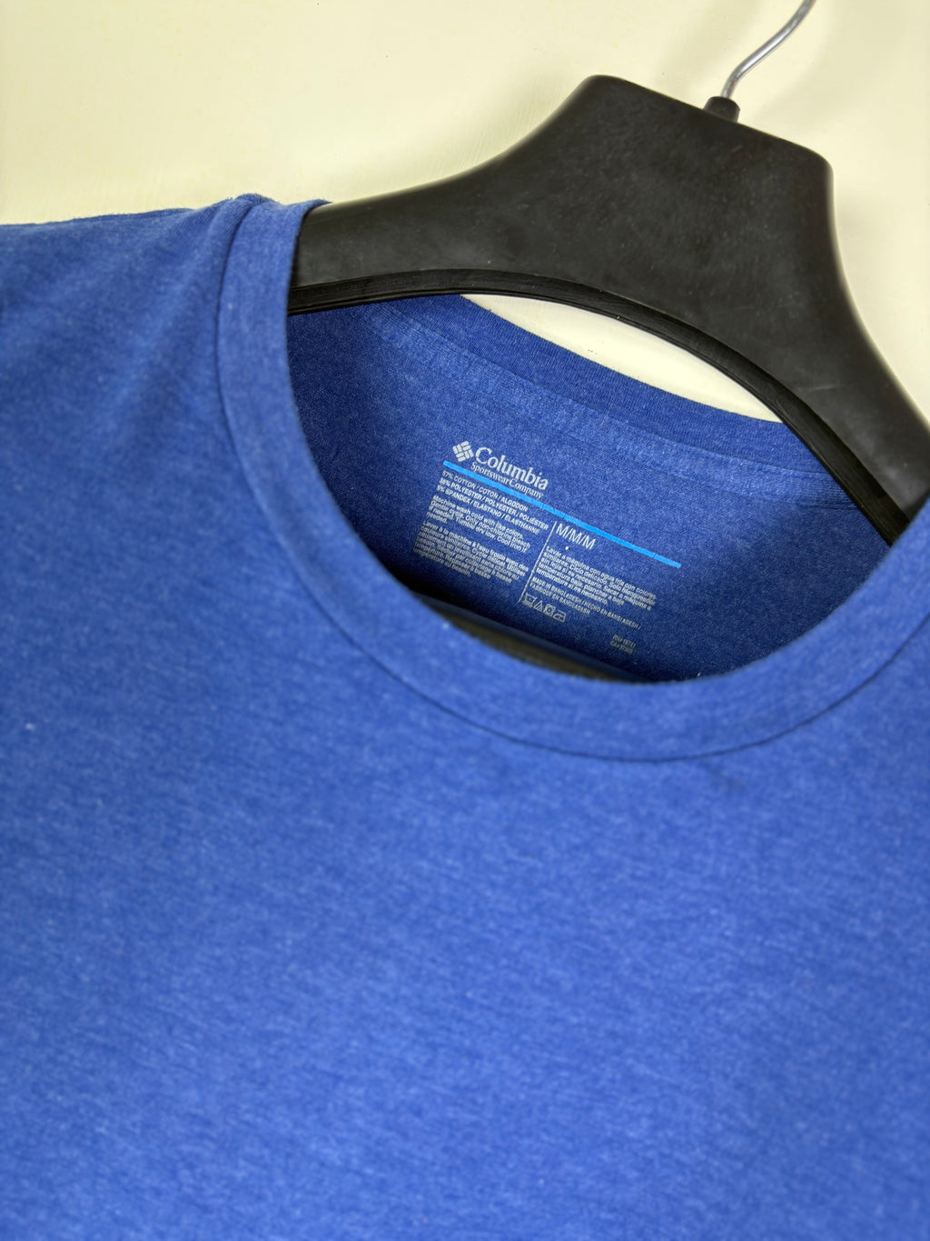 Columbia Men's Omni-Wick Heather Navy Performance T-Shirt - Blue