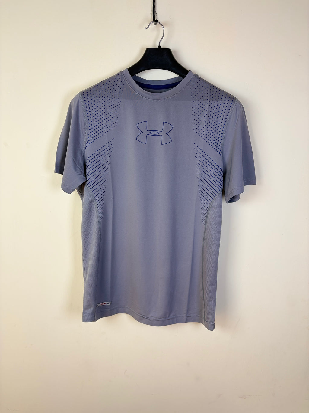 Under Armour Men's HeatGear Fitted Graphic Training Tee - Pitch Grey