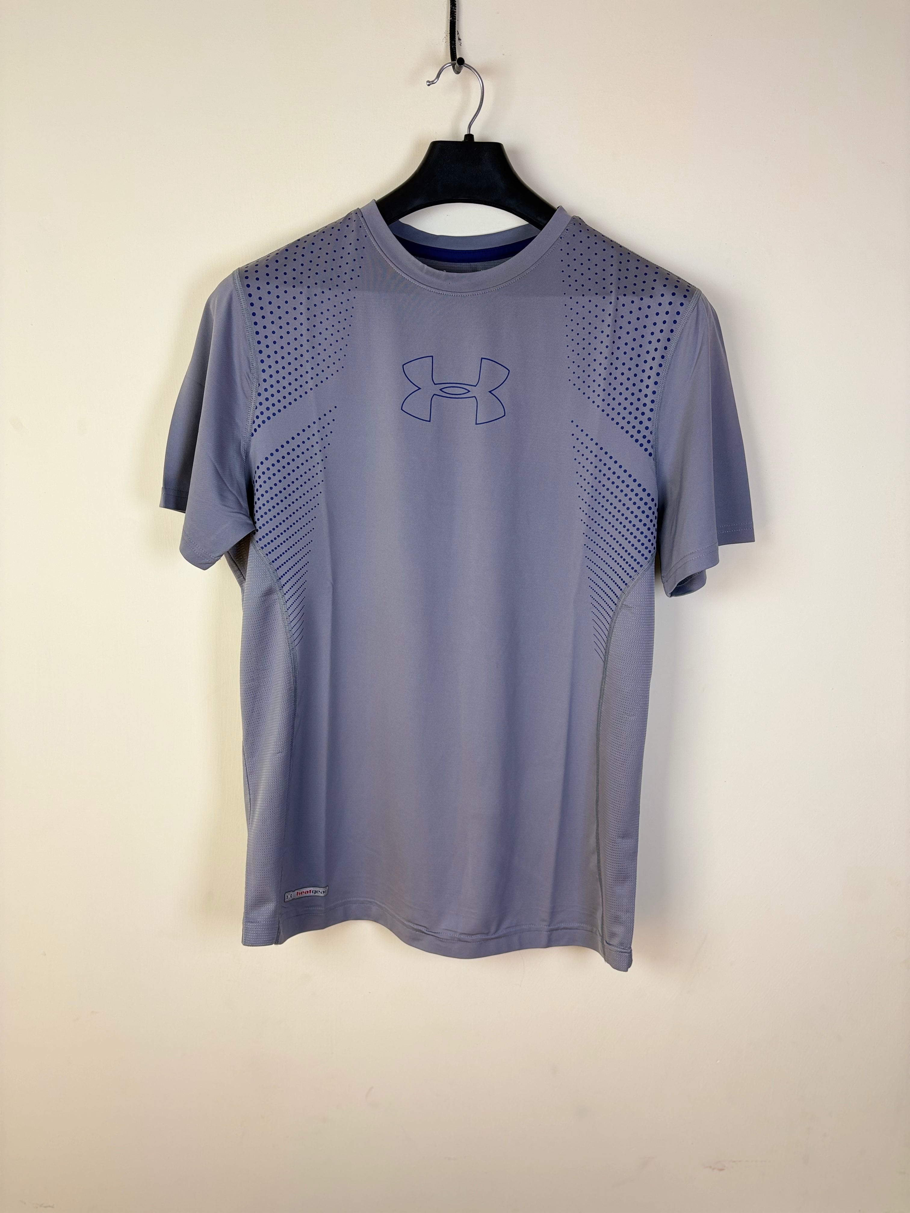 Under Armour Men's HeatGear Fitted Graphic Training Tee - Pitch Grey