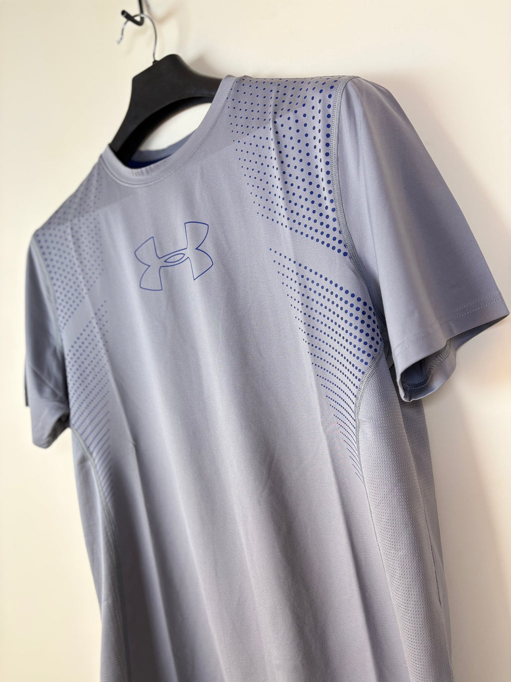 Under Armour Men's HeatGear Fitted Graphic Training Tee - Pitch Grey