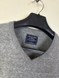 Abercrombie & Fitch Men's Signature Icon V-Neck Tee - Heather Grey