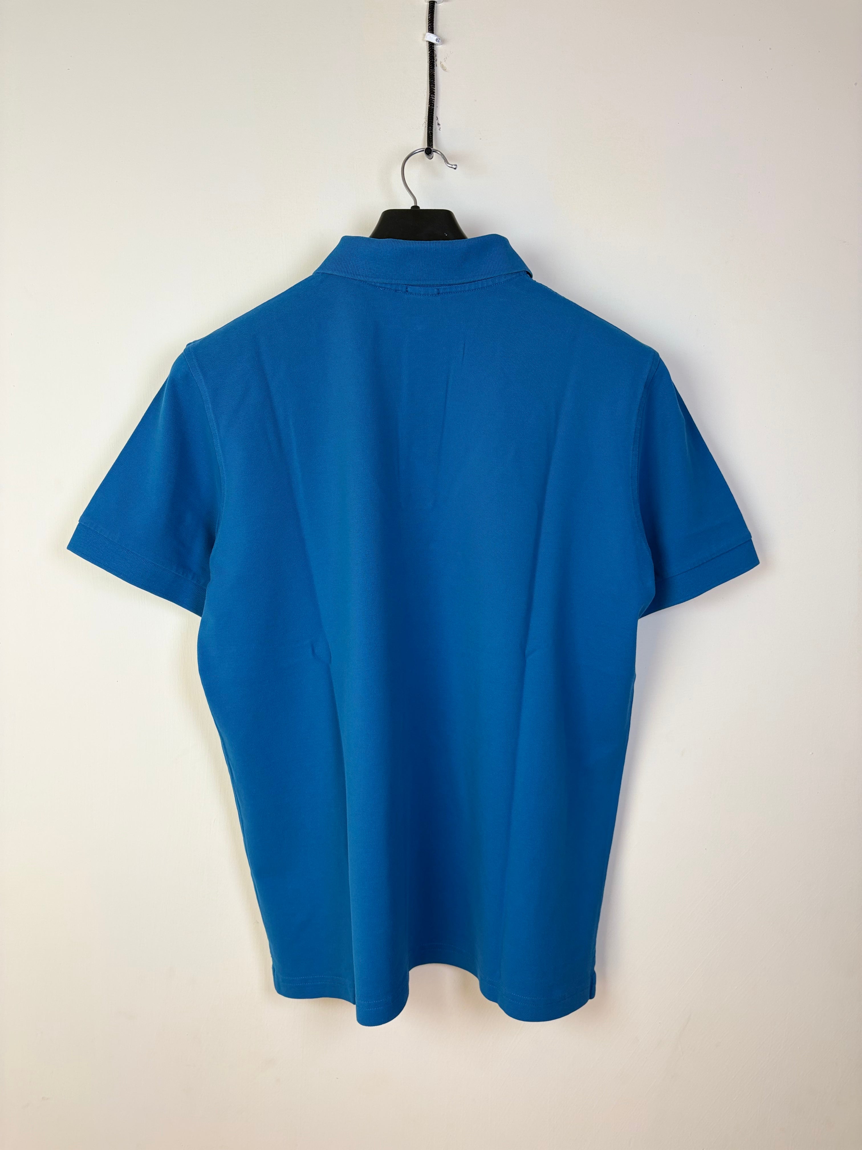 BOSS Hugo Boss Men's Pima Cotton Regular Fit Polo Shirt - Bright Blue (L)