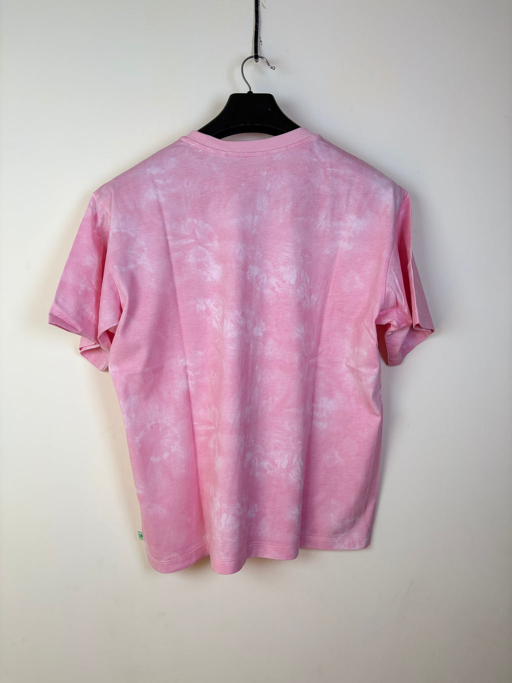Uniqlo UT Men's Animal Crossing: New Horizons Tom Nook Graphic T-Shirt - Pink Tie-Dye (L)