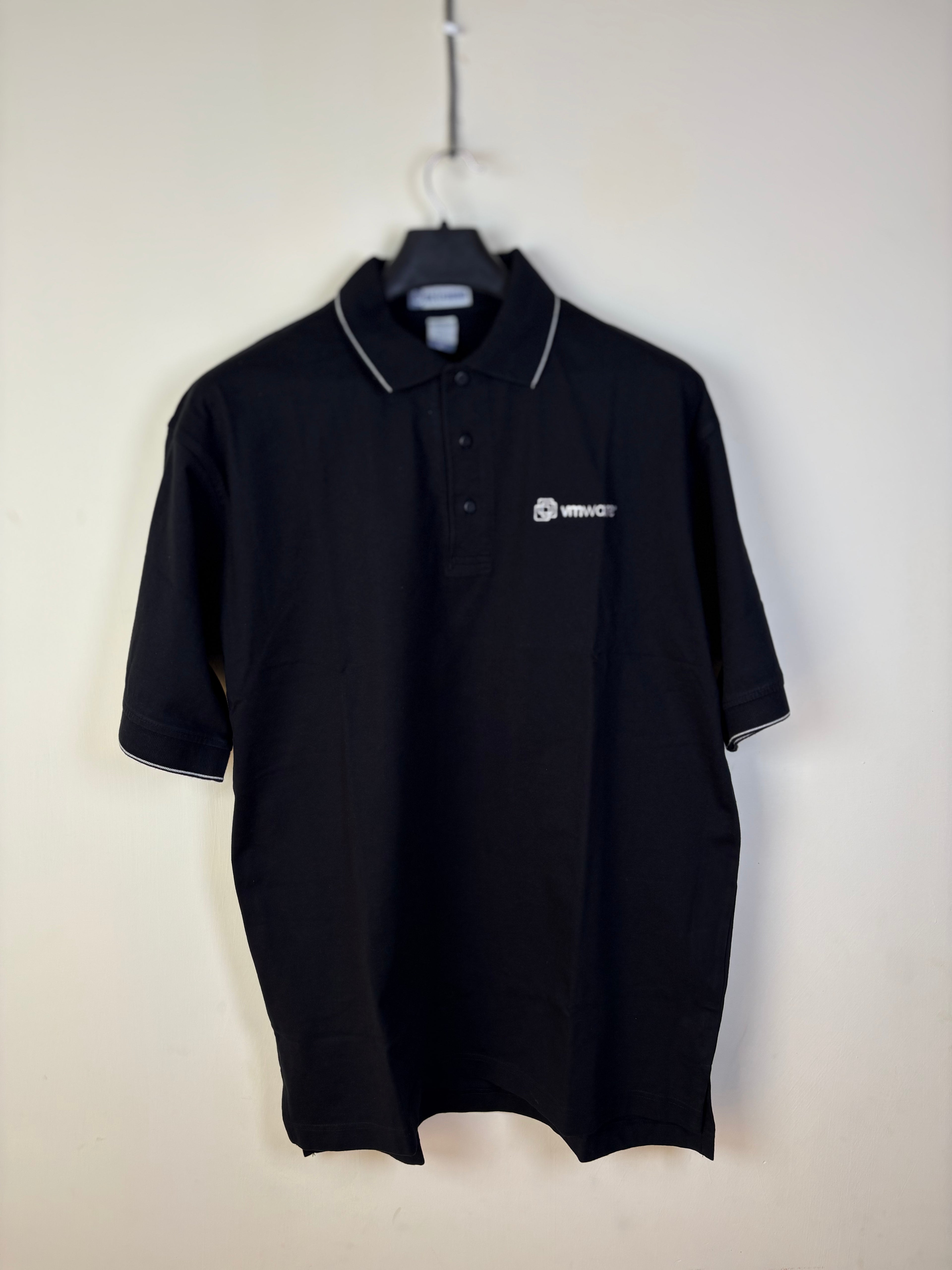 Extreme Men's VMware Embroidered Pique Polo Shirt - Black (Size L)