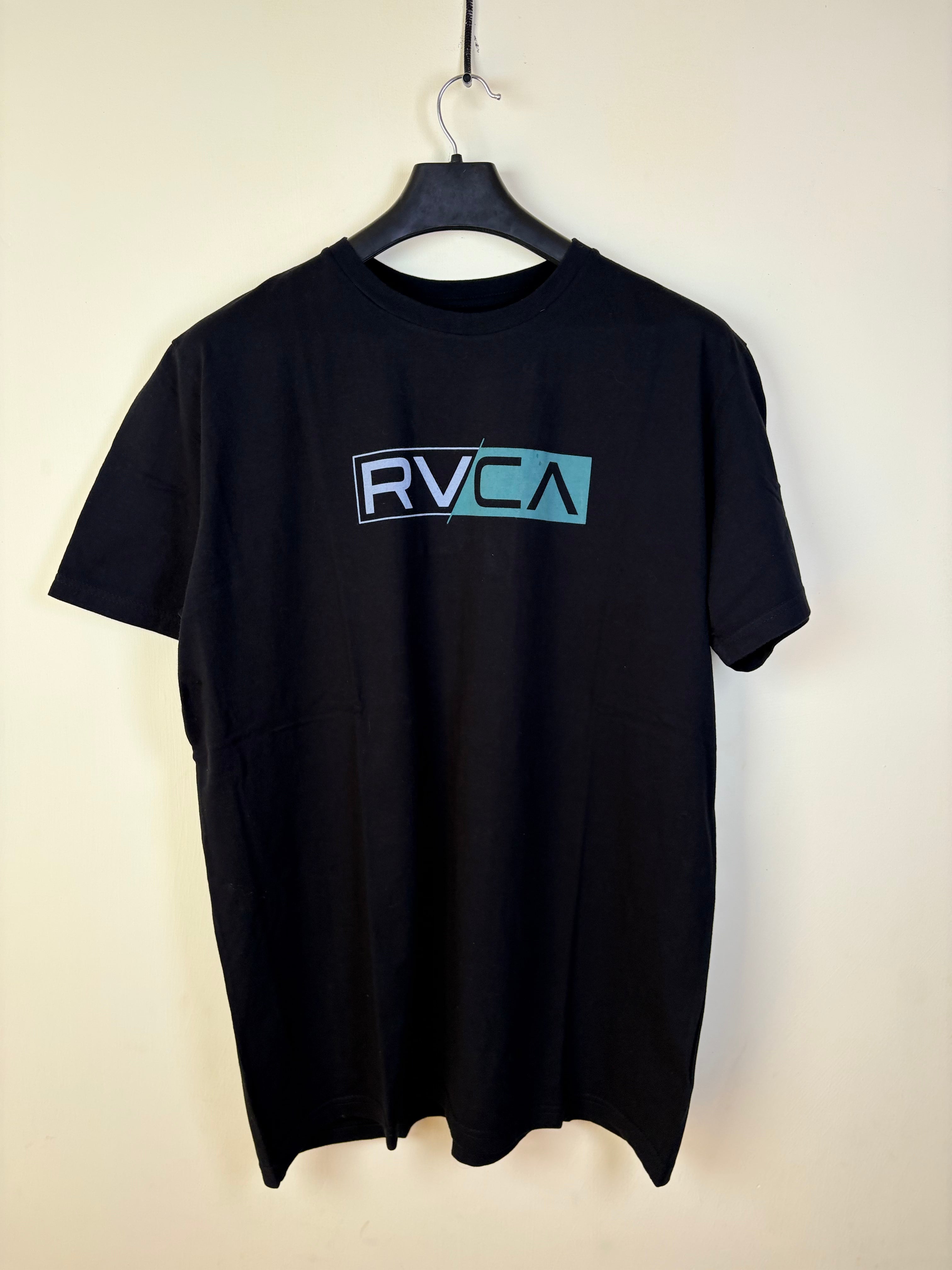 RVCA Men's Split Graphic Regular Fit T-Shirt - Black (XL)