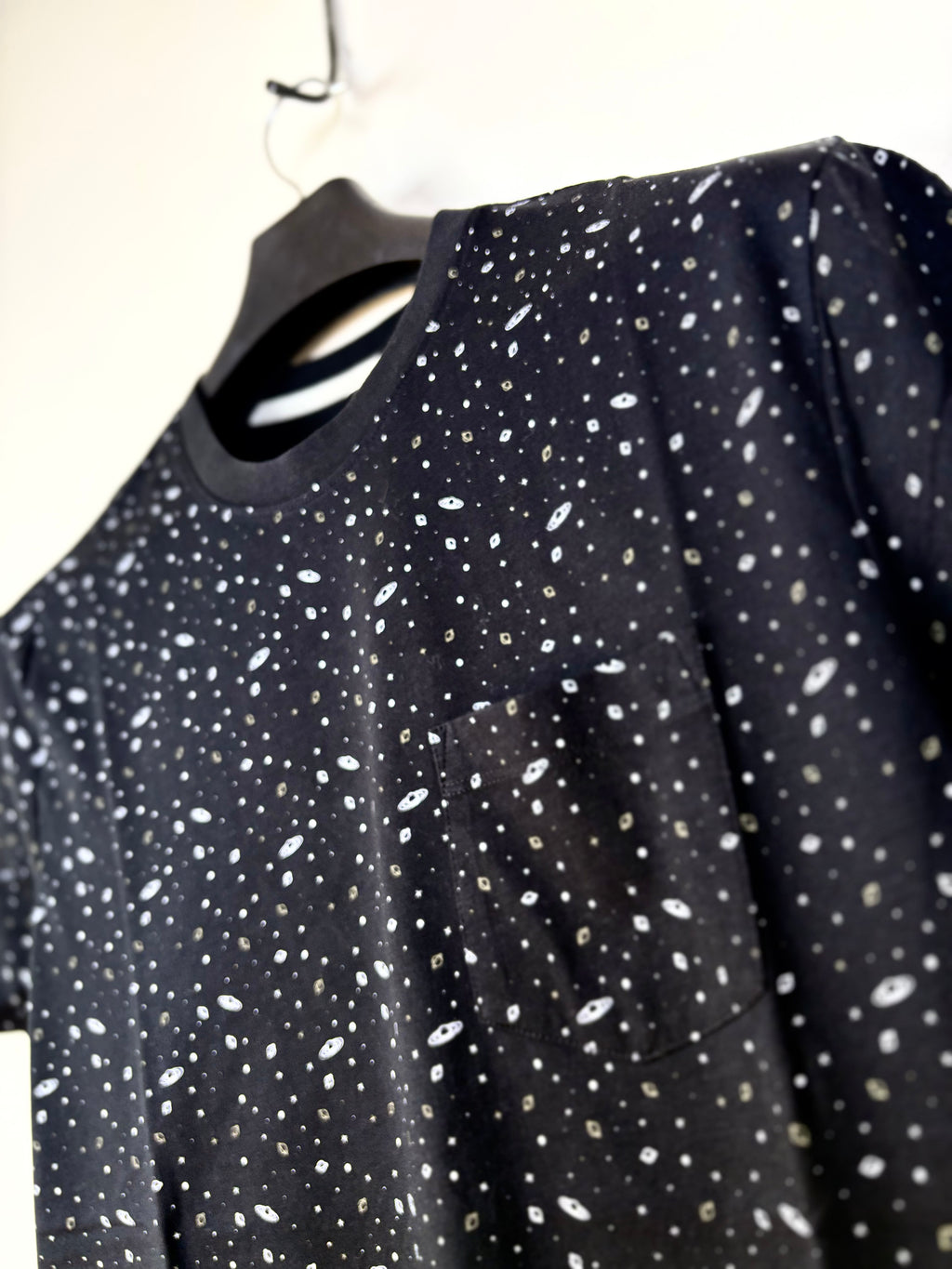 RW&CO Men's Graphic Performance Training T-Shirt - Grey with Planetary Print