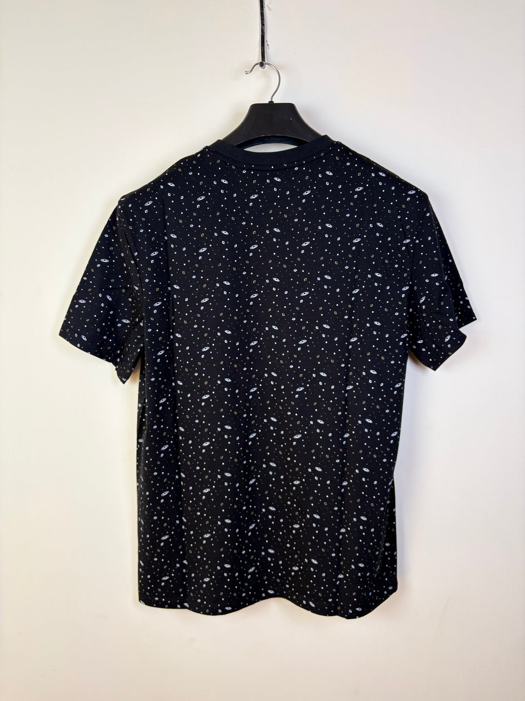 RW&CO Men's Graphic Performance Training T-Shirt - Grey with Planetary Print