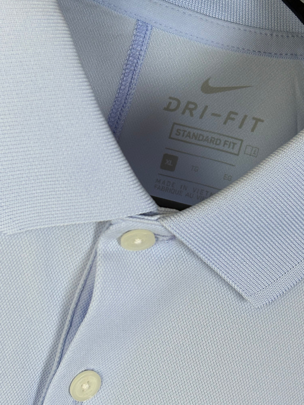 Nike Men's Dri-FIT Victory Standard Fit Golf Polo - Light Blue