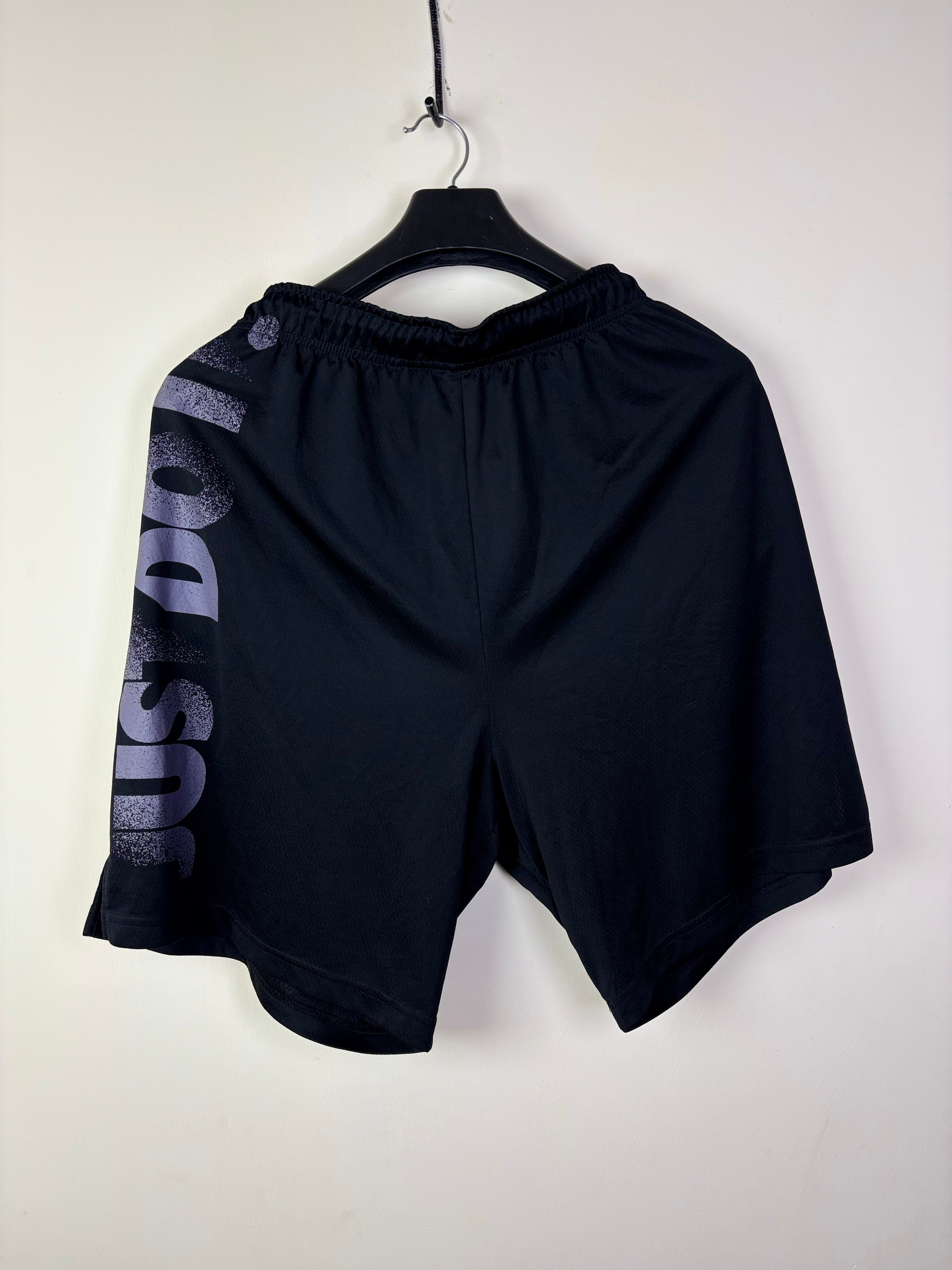 Nike Dri-FIT Black Mesh Athletic Shorts with Branded Waistband - Men's Size XL