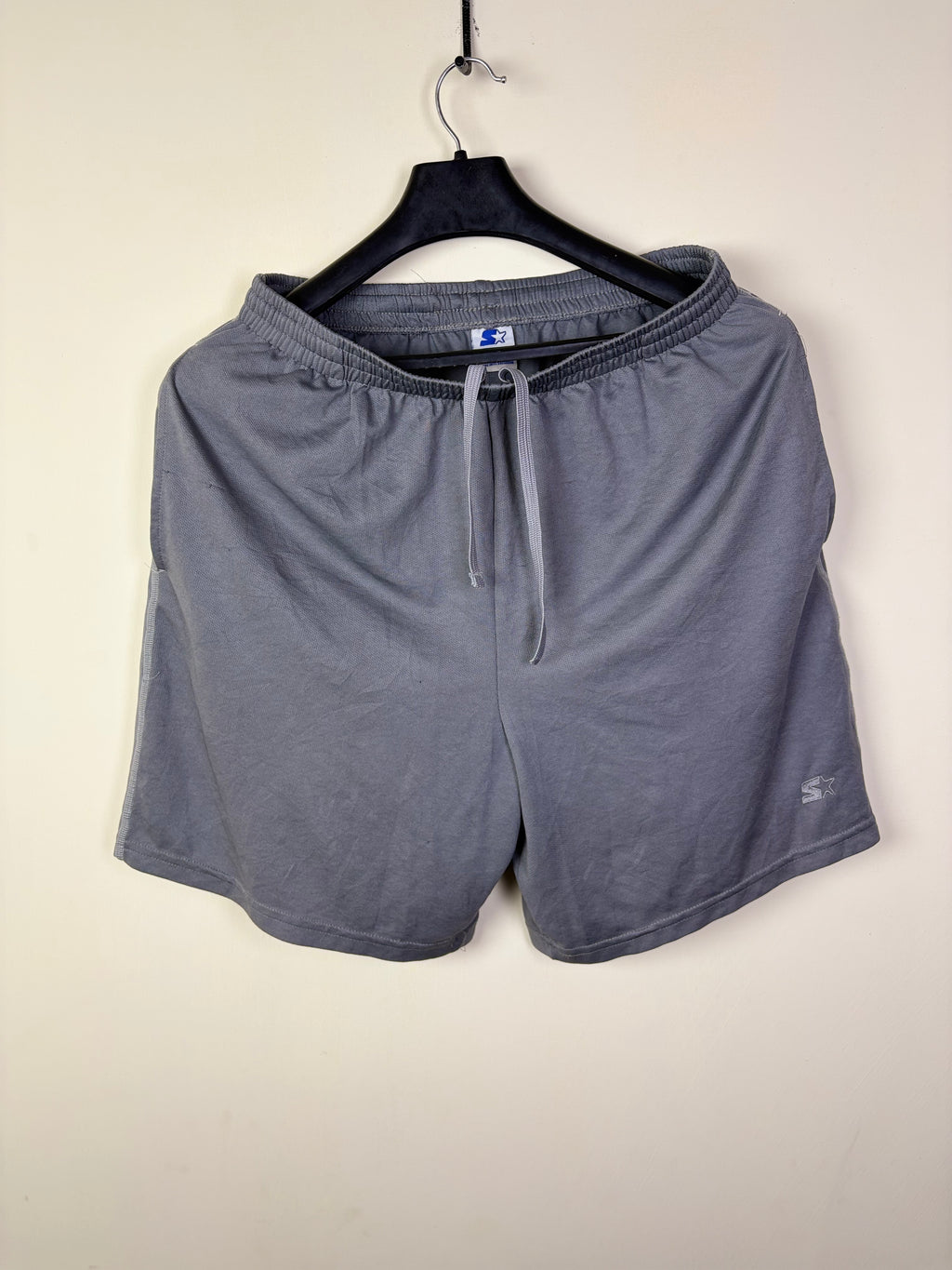 Starter Grey Performance Mesh Athletic Shorts - Men's Size Medium (32-34)