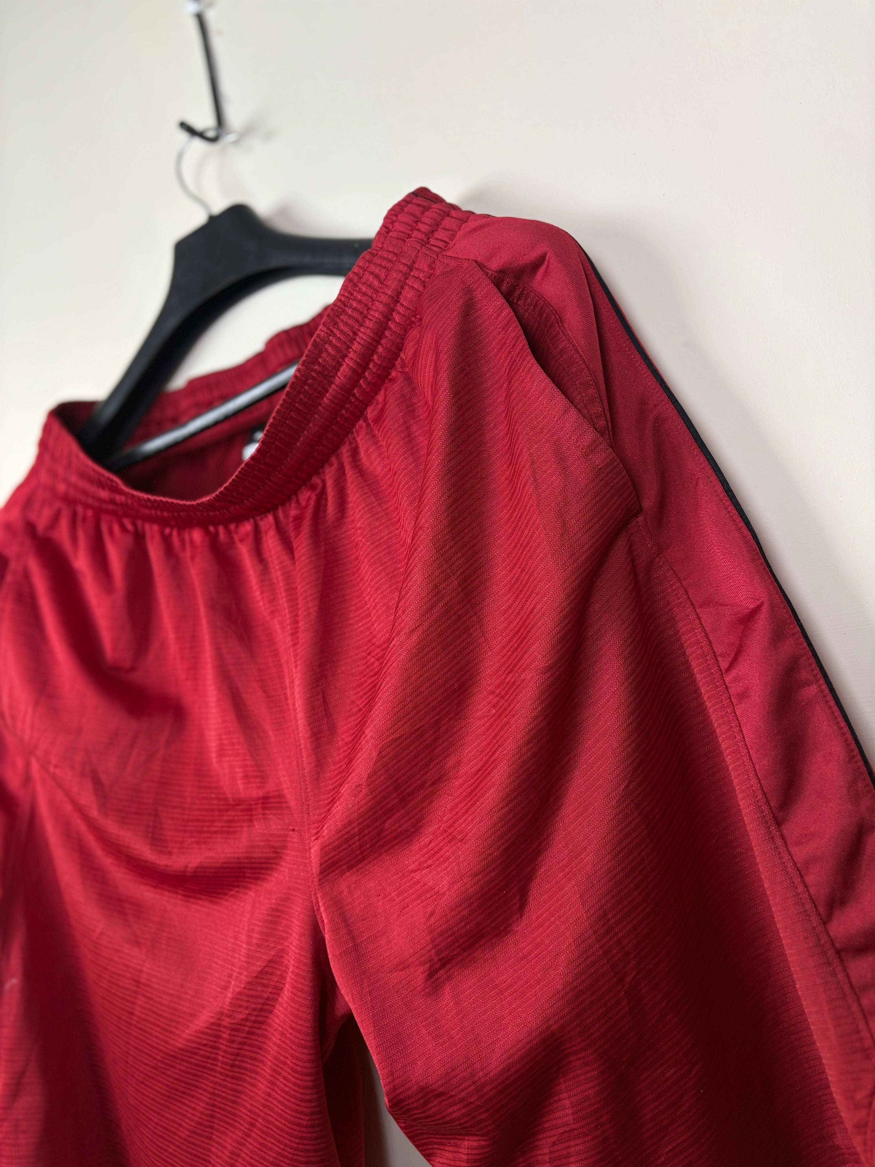 Nike Crimson Red Dri-FIT Athletic Mesh Shorts - Men's Size Large