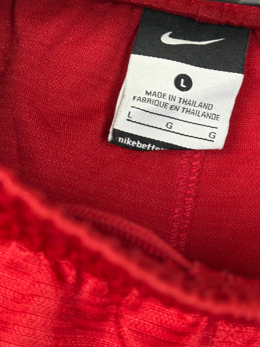 Nike Crimson Red Dri-FIT Athletic Mesh Shorts - Men's Size Large