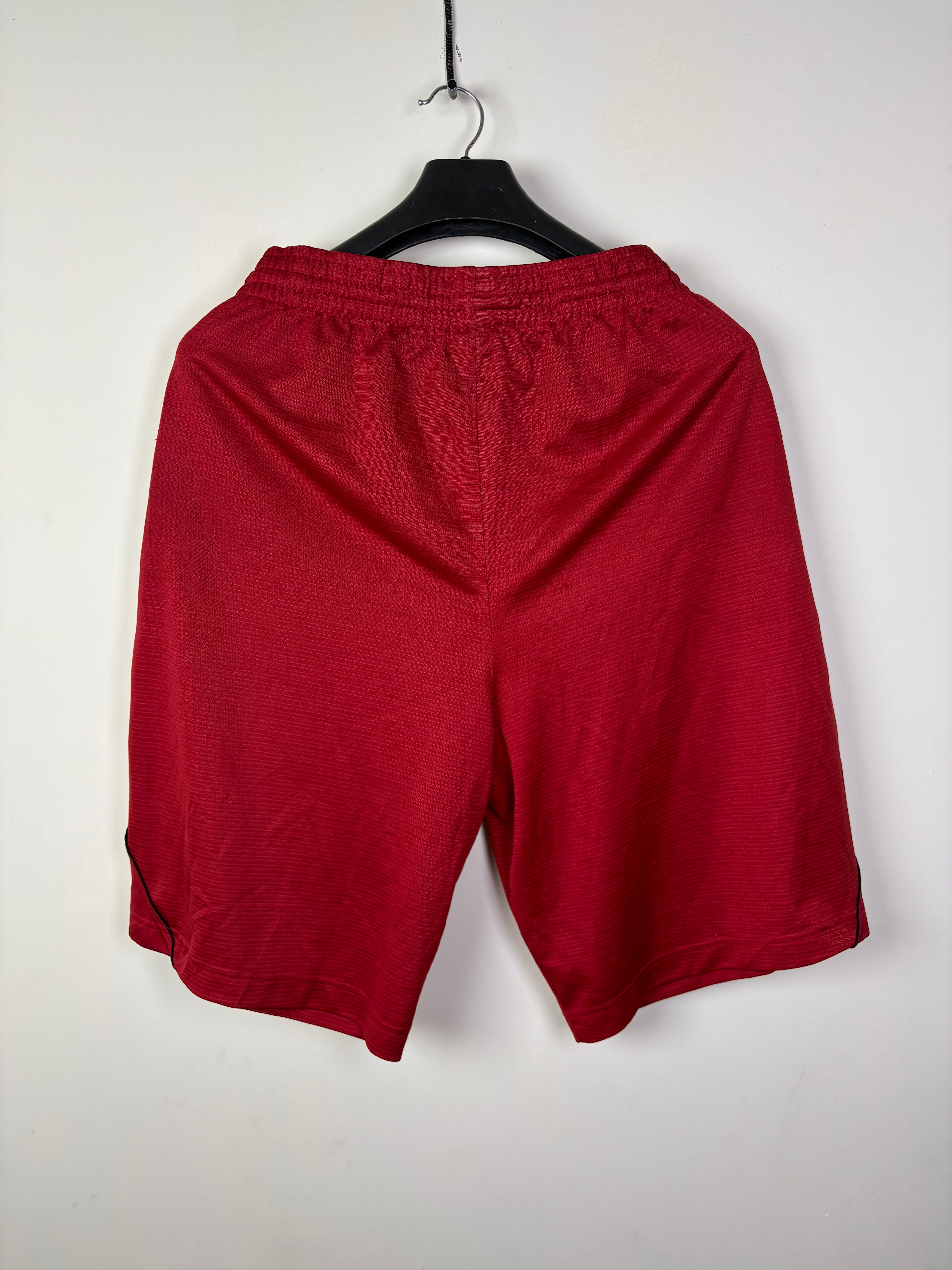 Nike Crimson Red Dri-FIT Athletic Mesh Shorts - Men's Size Large