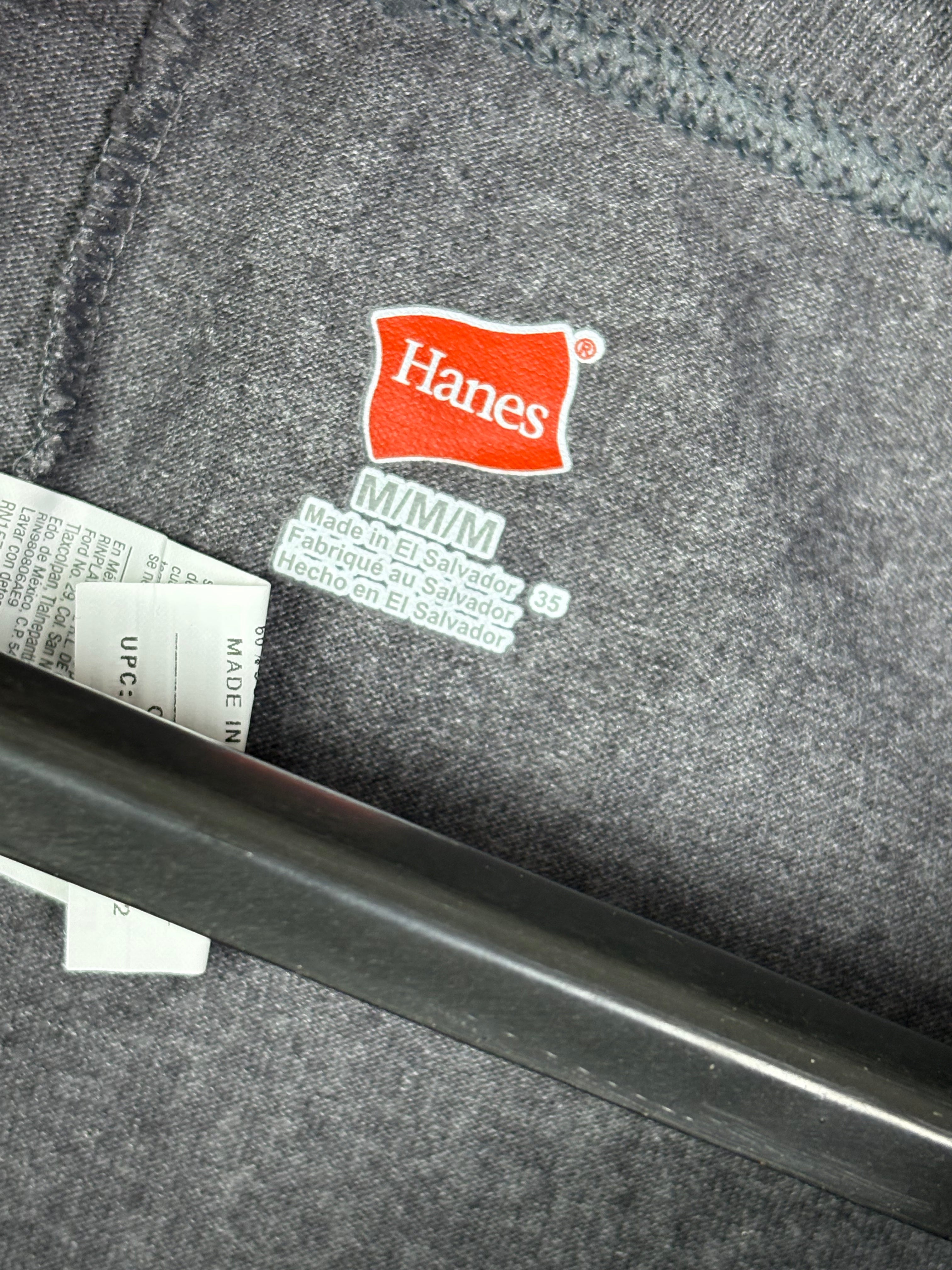 Hanes Men's Charcoal Heather Jersey Cotton Lounge Shorts - Size Medium