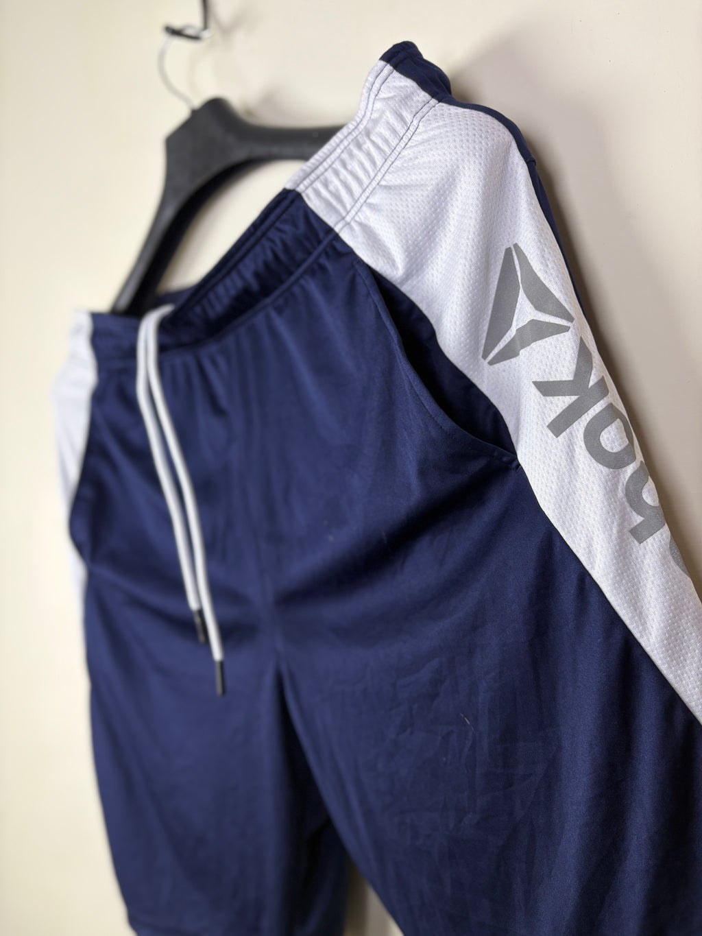 Reebok Men's Performance Athletic Training Shorts - Navy/White