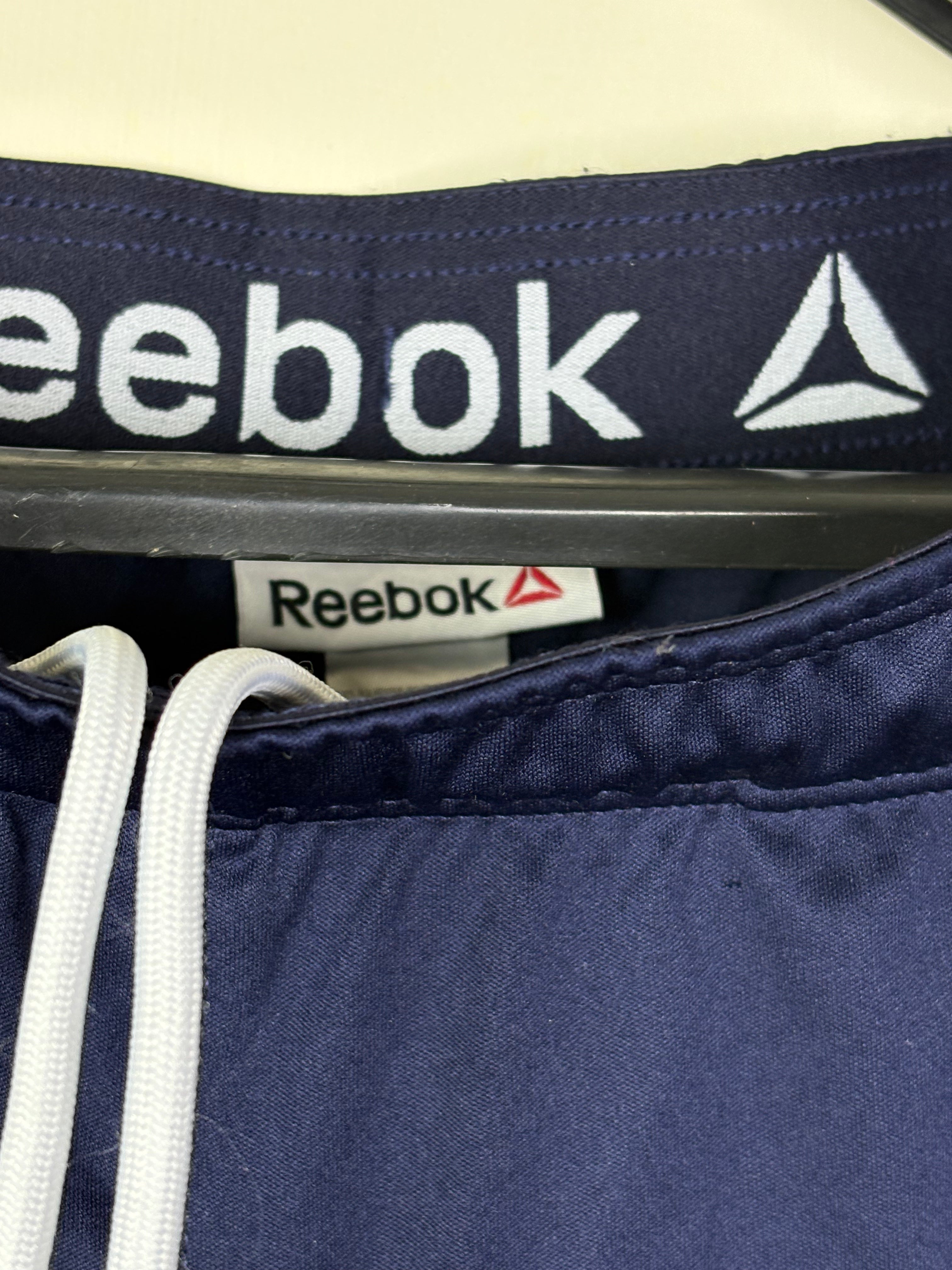 Reebok Men's Performance Athletic Training Shorts - Navy/White