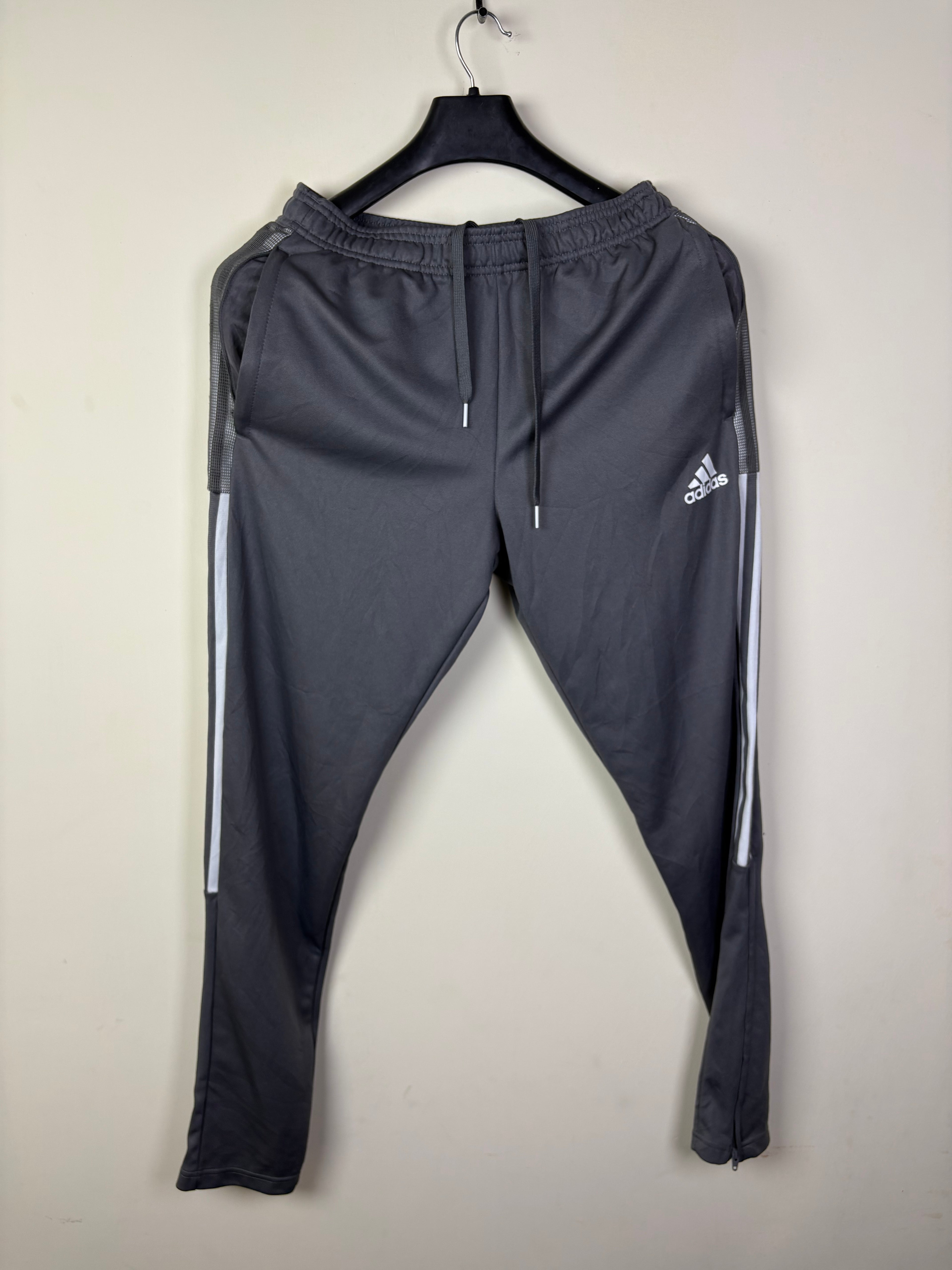 Adidas Primegreen Tiro Track Pants Grey/White - Size Medium