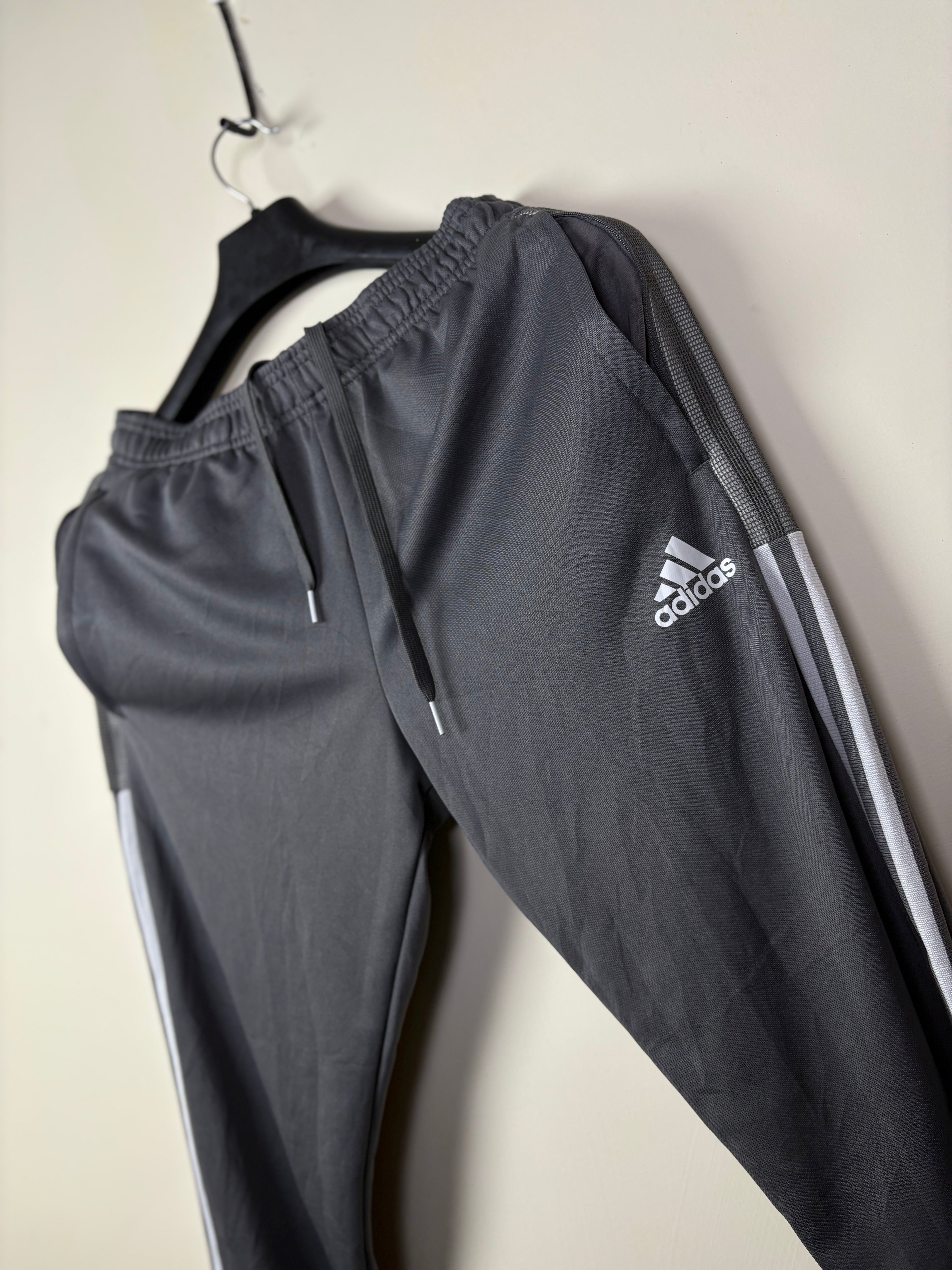 Adidas Primegreen Tiro Track Pants Grey/White - Size Medium
