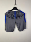 Under Armour Youth Loose Fit Two-Tone Training Shorts Grey/Blue - Size YLG
