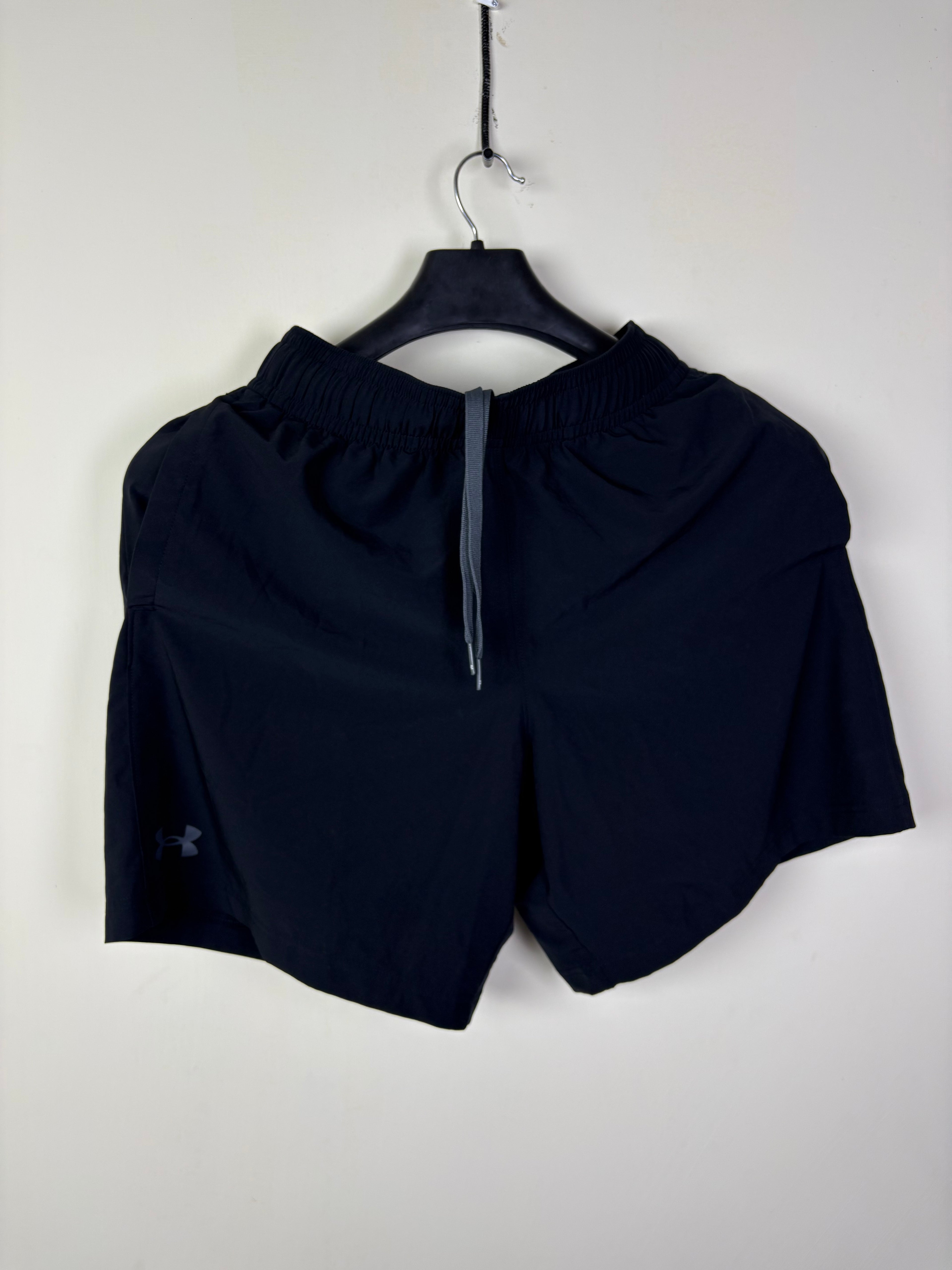 Under Armour Men's Black Loose-Fit Performance Training Shorts - Size Small