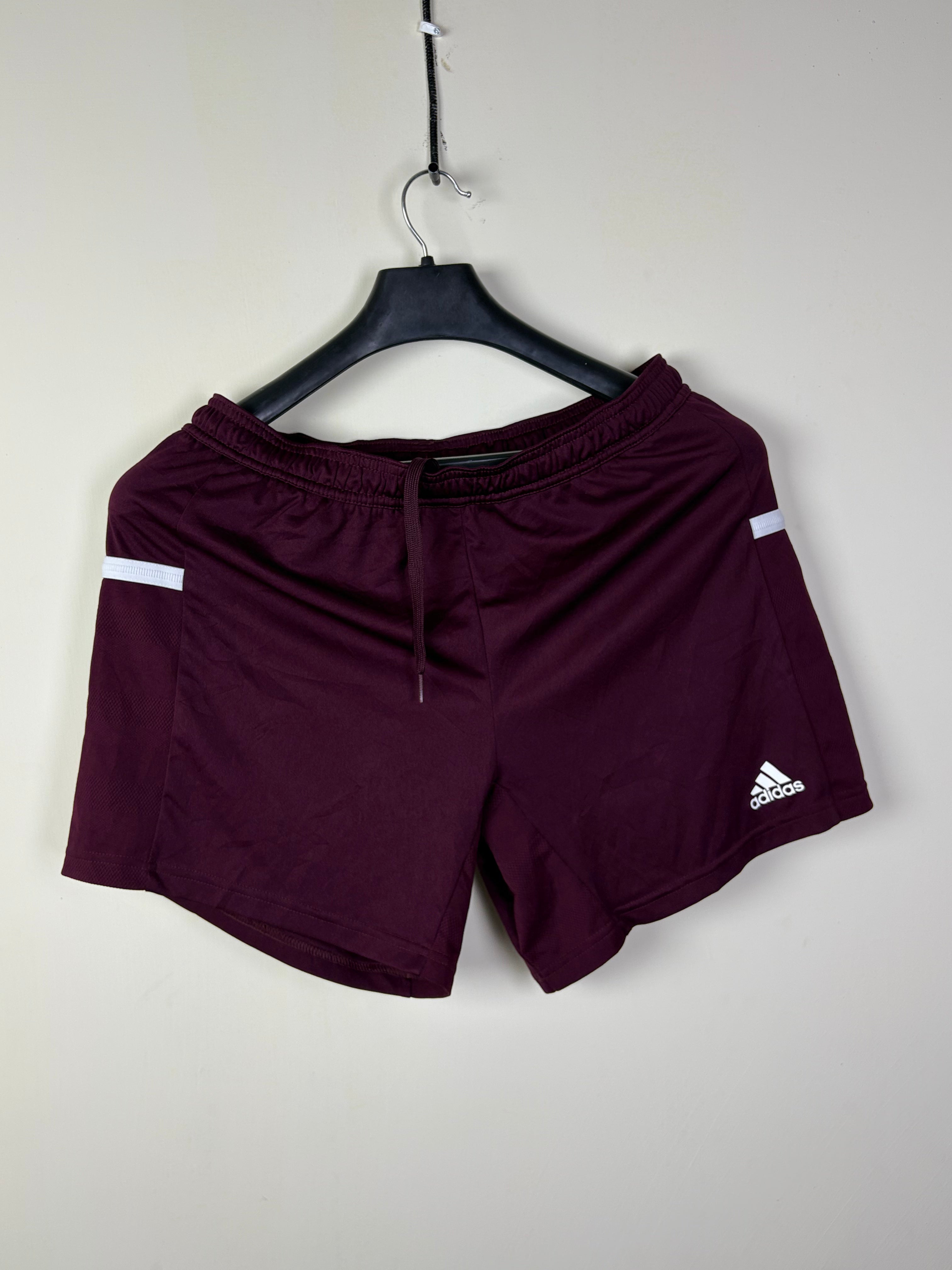 Adidas AEROREADY Maroon Athletic Training Shorts - Size Medium