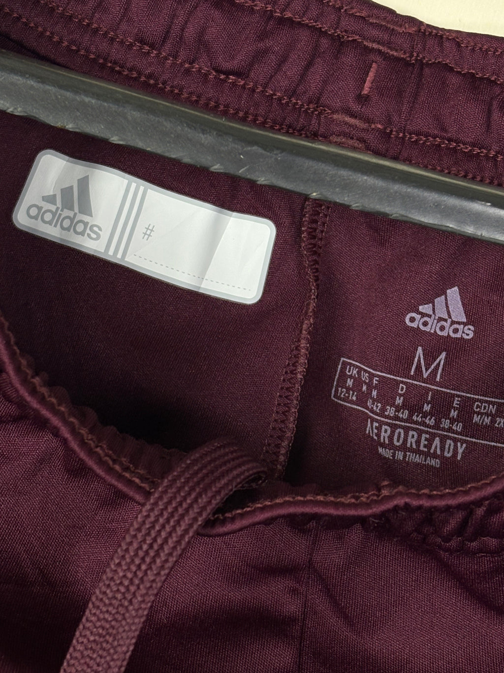 Adidas AEROREADY Maroon Athletic Training Shorts - Size Medium