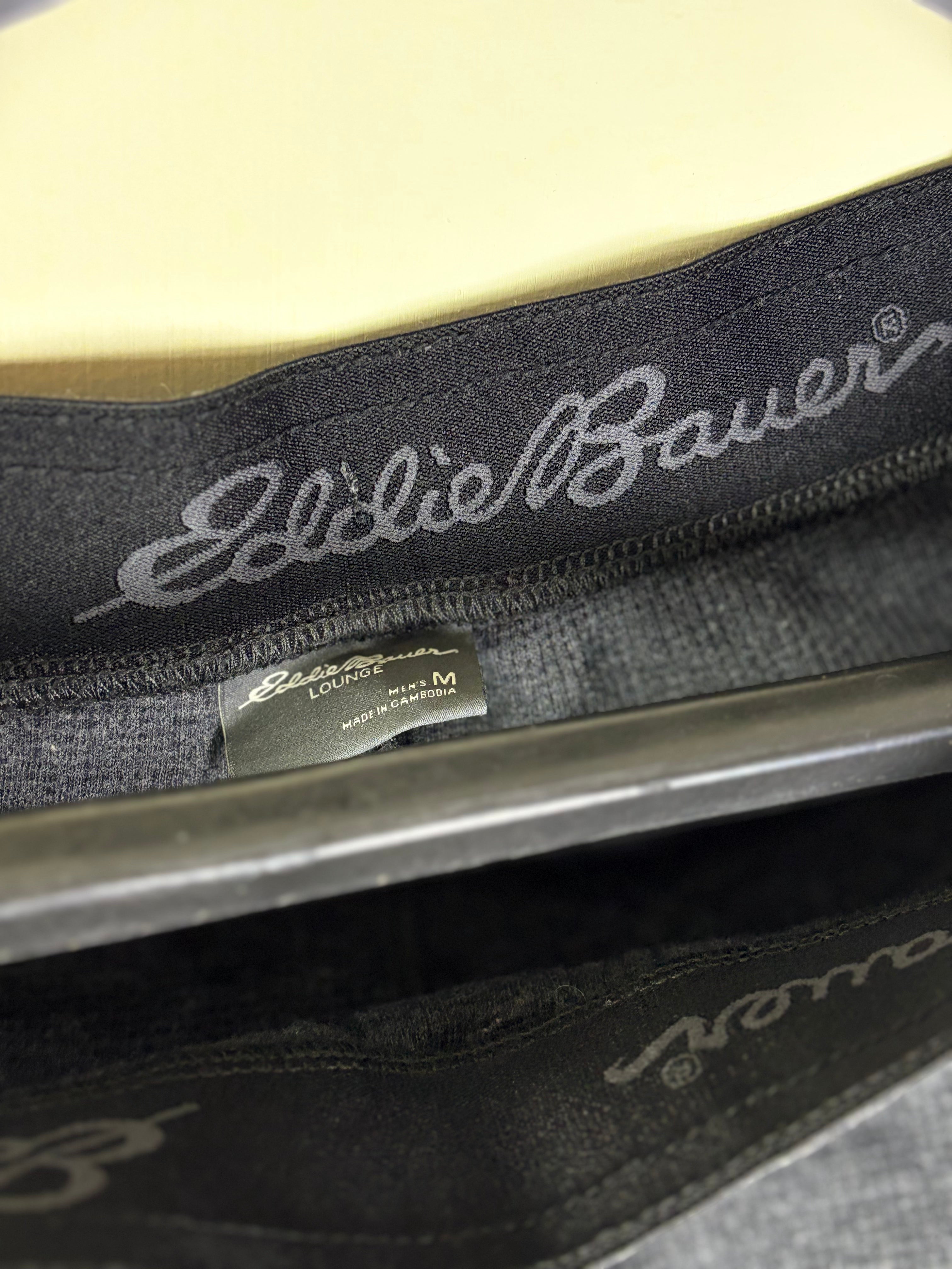 EDELIE Men's Textured Knit Boxer Briefs - Charcoal Grey