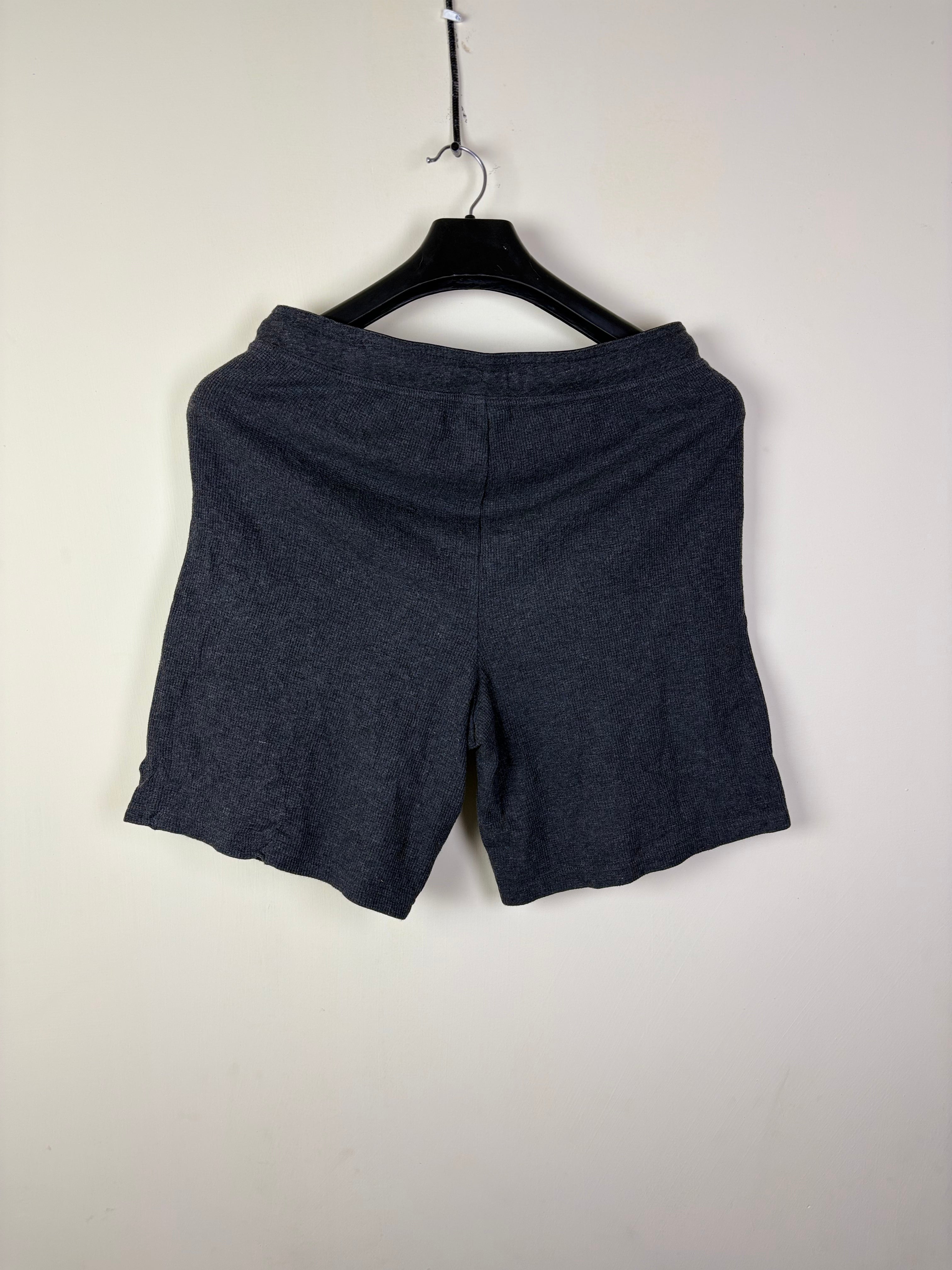 EDELIE Men's Textured Knit Boxer Briefs - Charcoal Grey